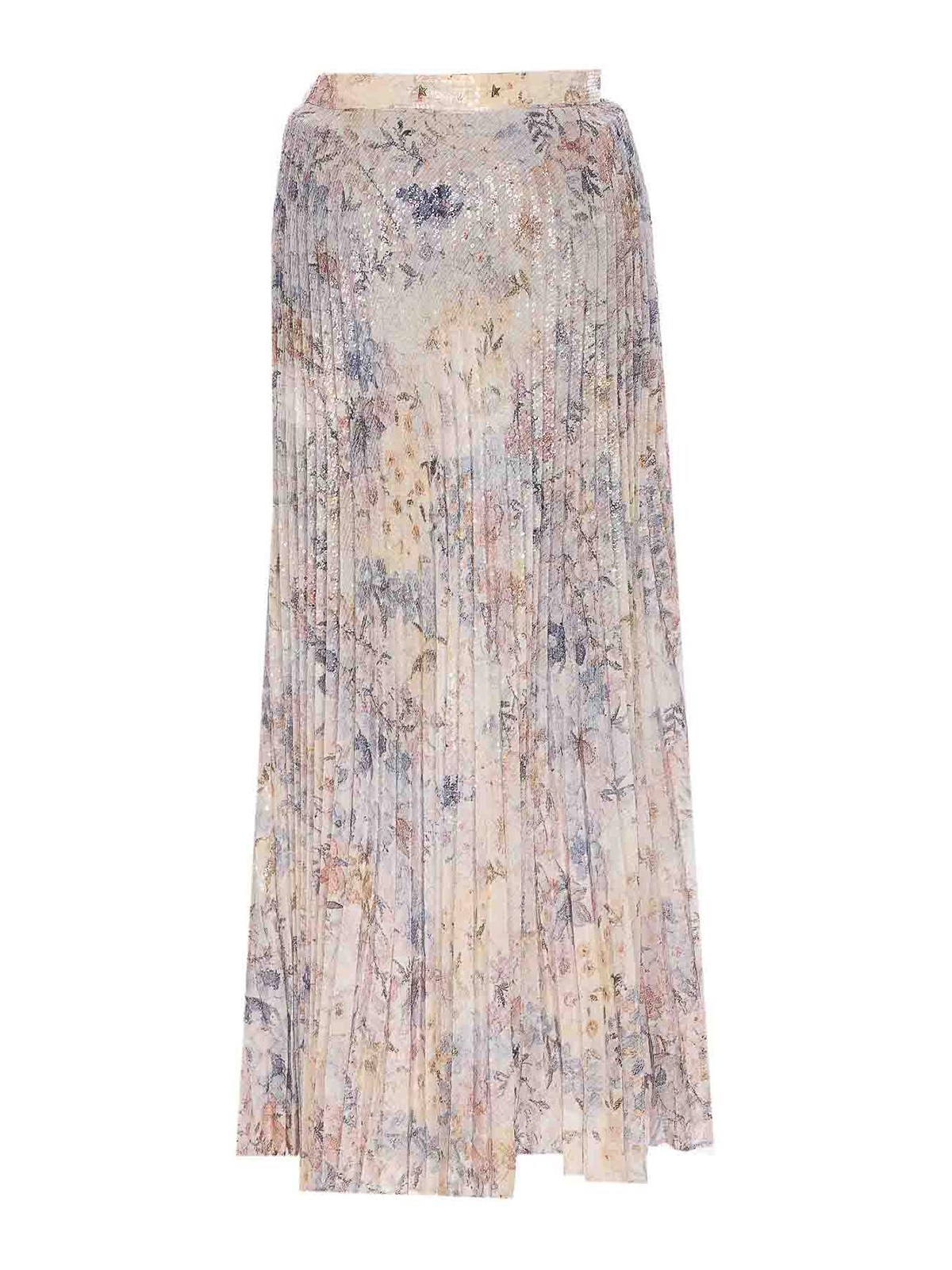 Golden Goose Multicolor Viscose Skirt In Multi