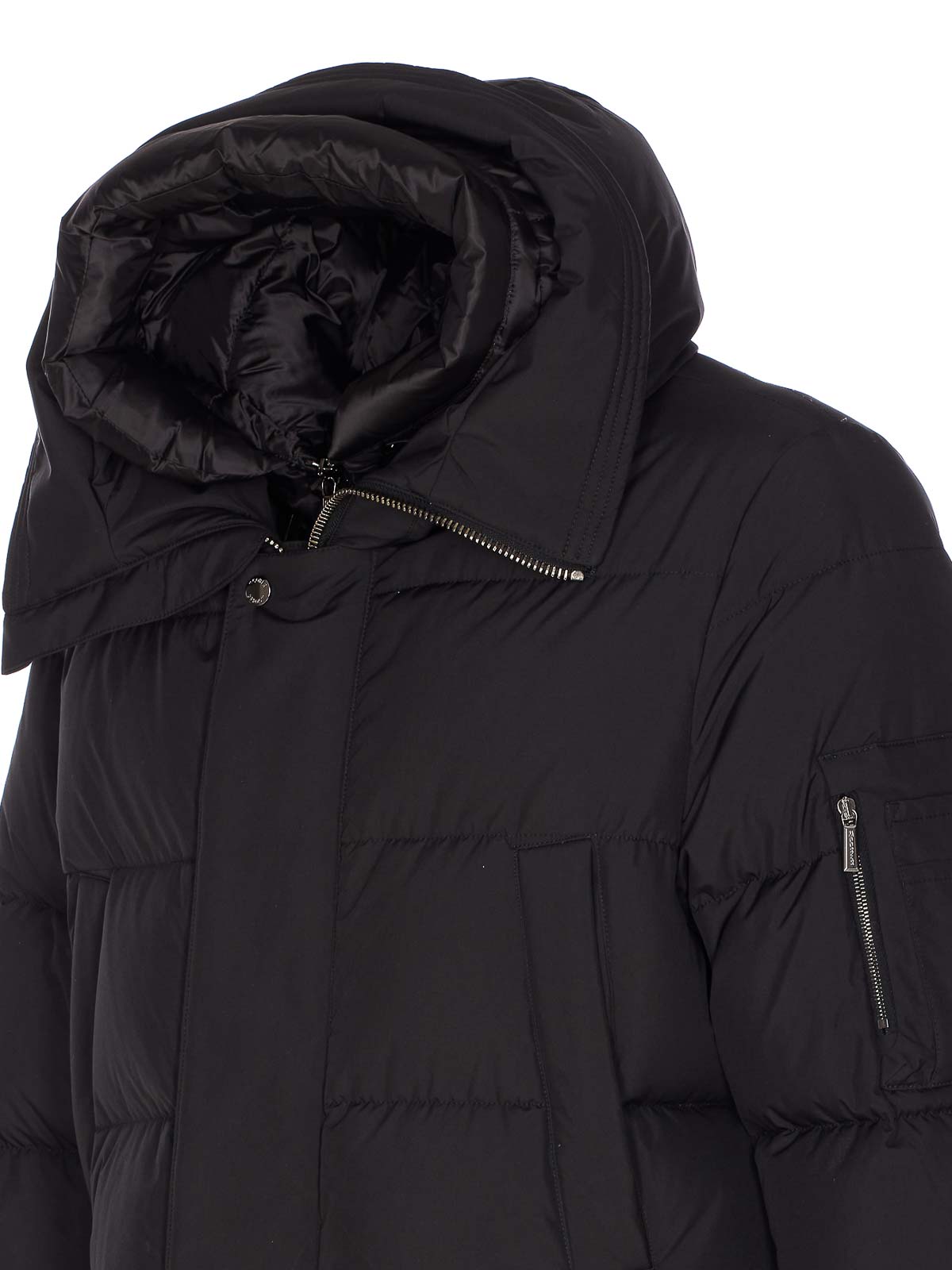 Moorer Black Davide Down Jacket In Black