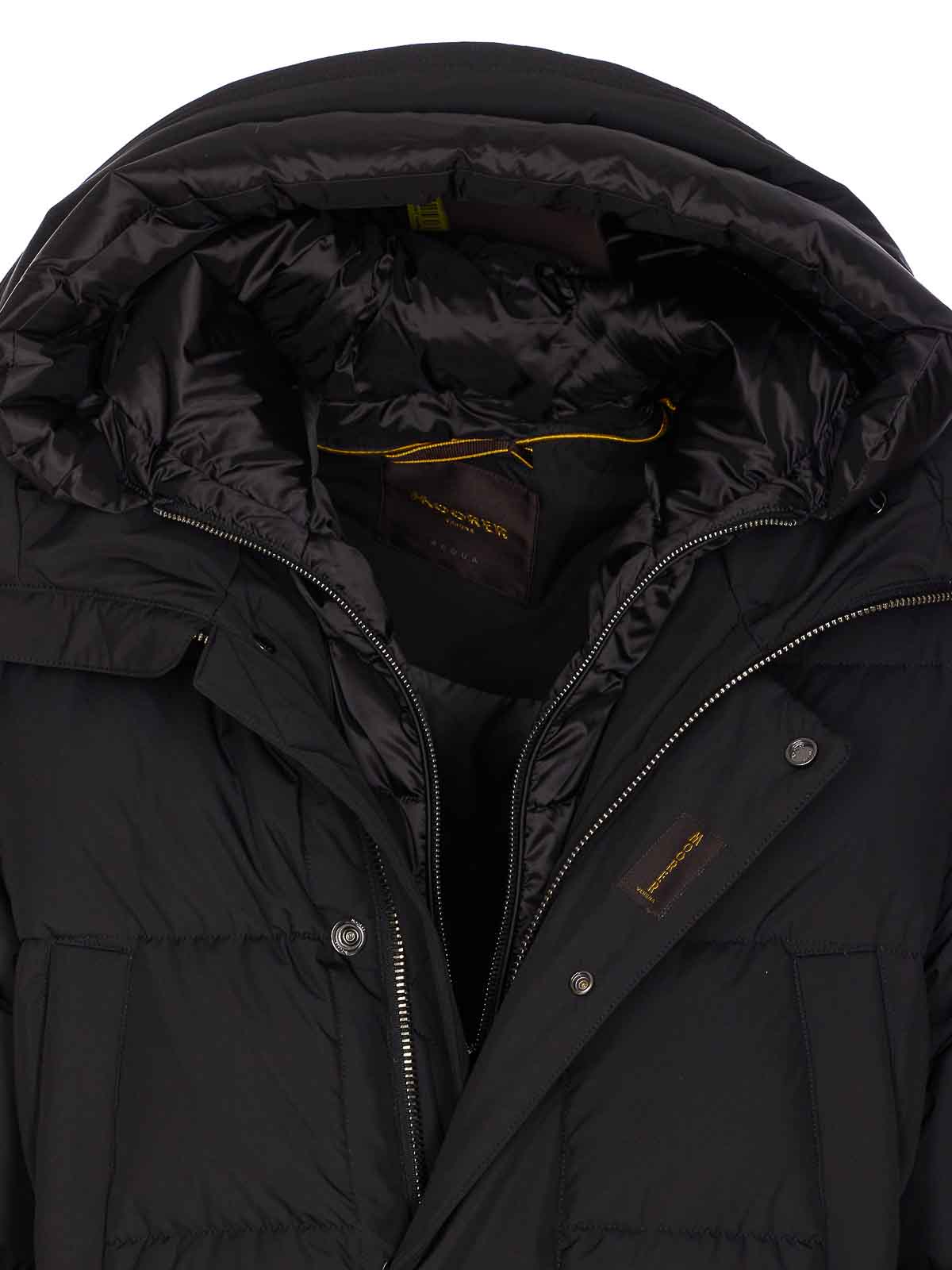 Moorer Black Davide Down Jacket In Black