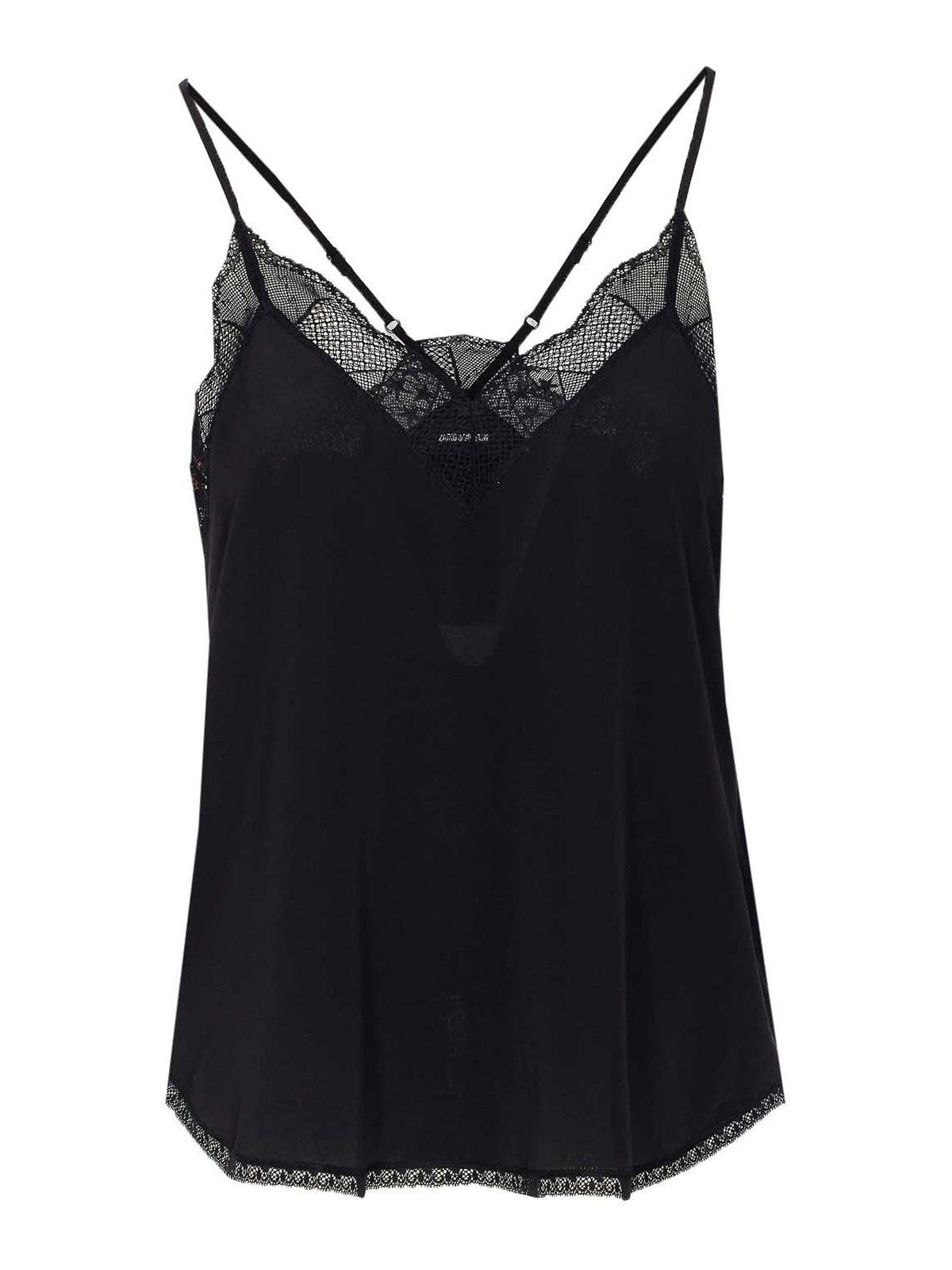 Zadig & Voltaire Christy Cdc Tank Top In Black
