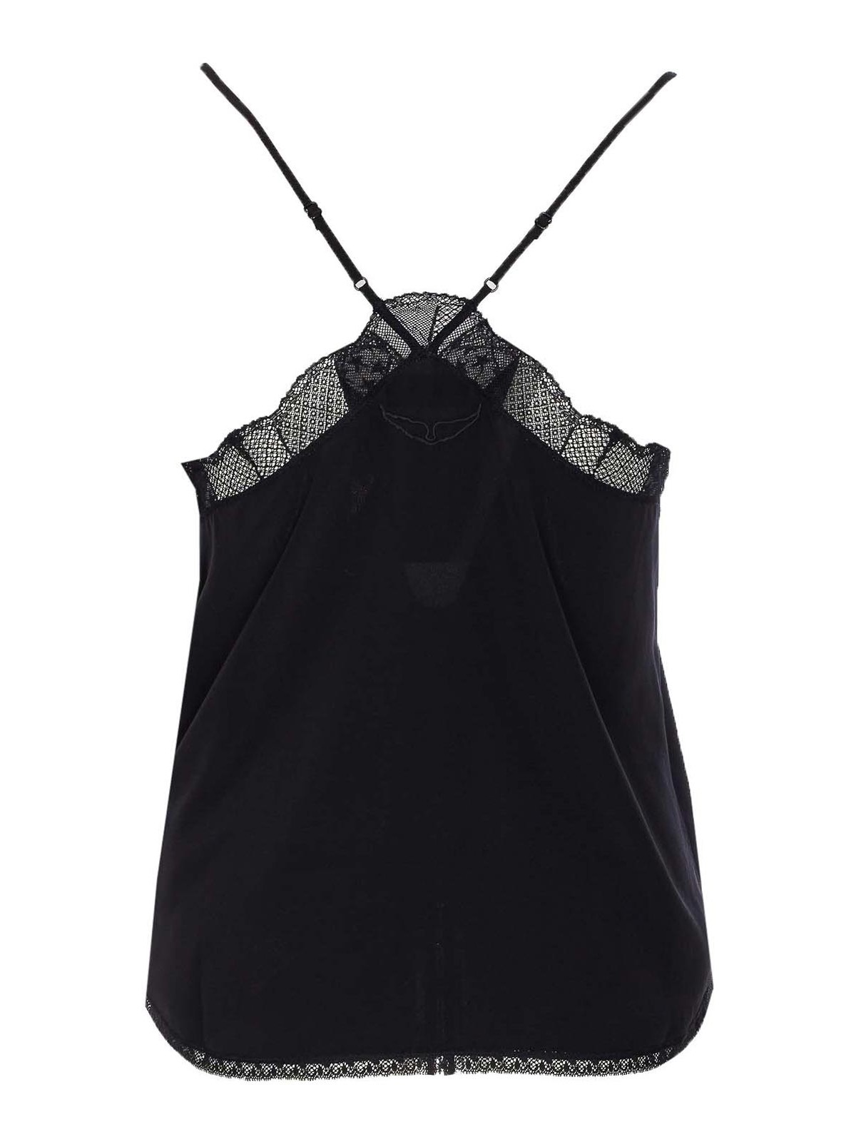 Zadig & Voltaire Christy Cdc Tank Top In Black