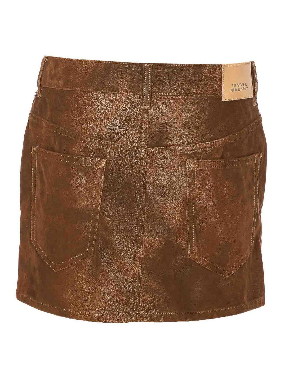Isabel Marant Étoile Isabel Marant Etoile Women Kimmy Mini Skirt In Brown