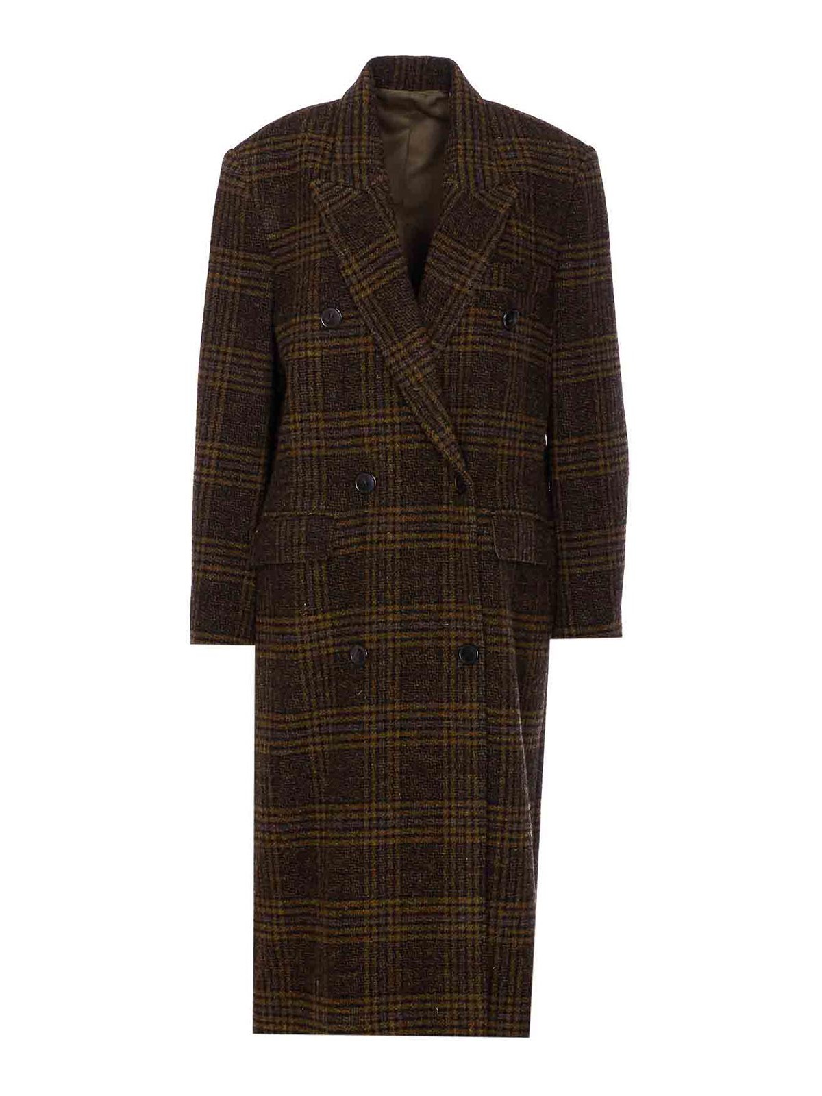 Isabel Marant Étoile Lexana Coat In Brown