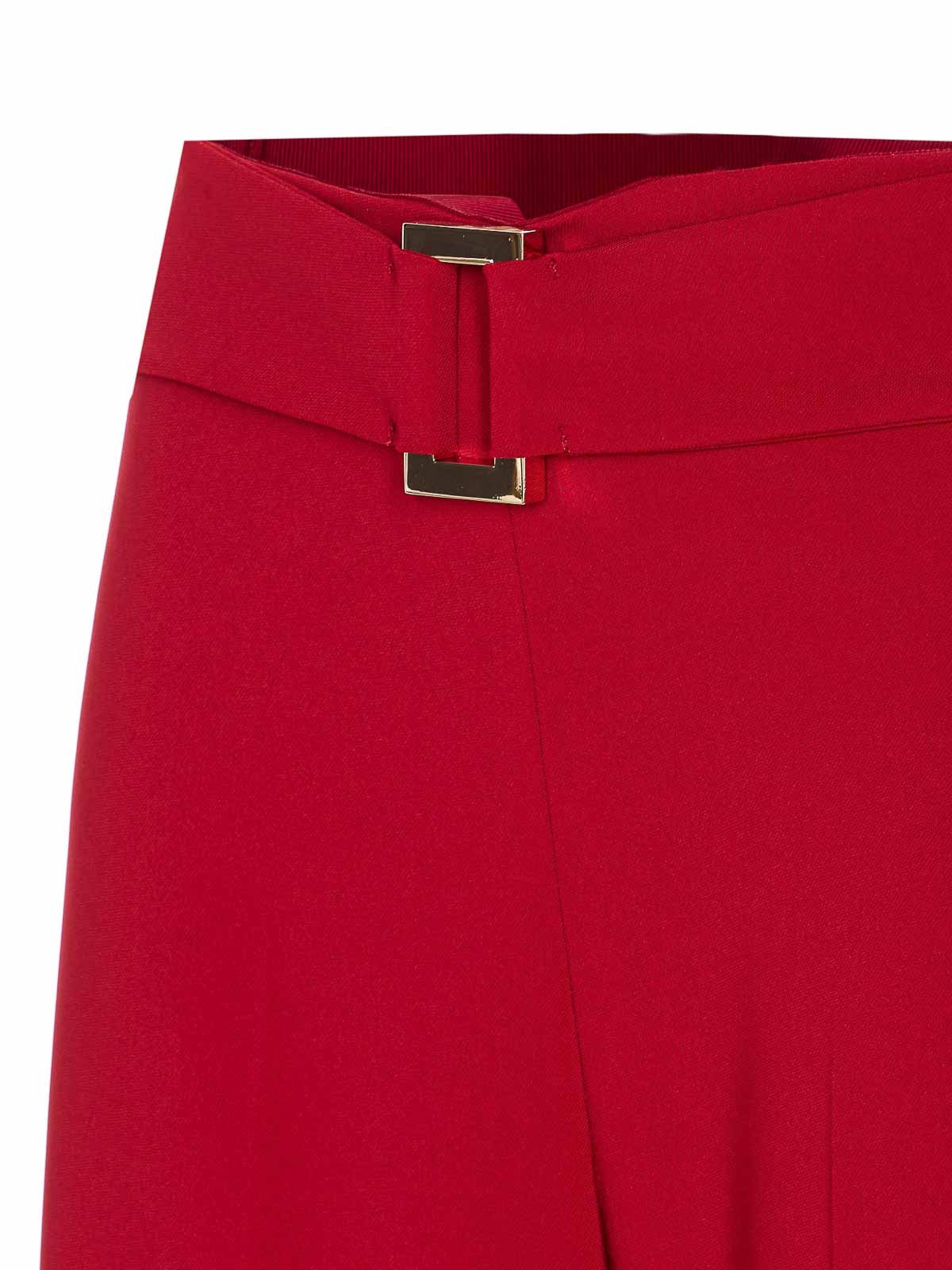 Patrizia Pepe Essential Pants In Red