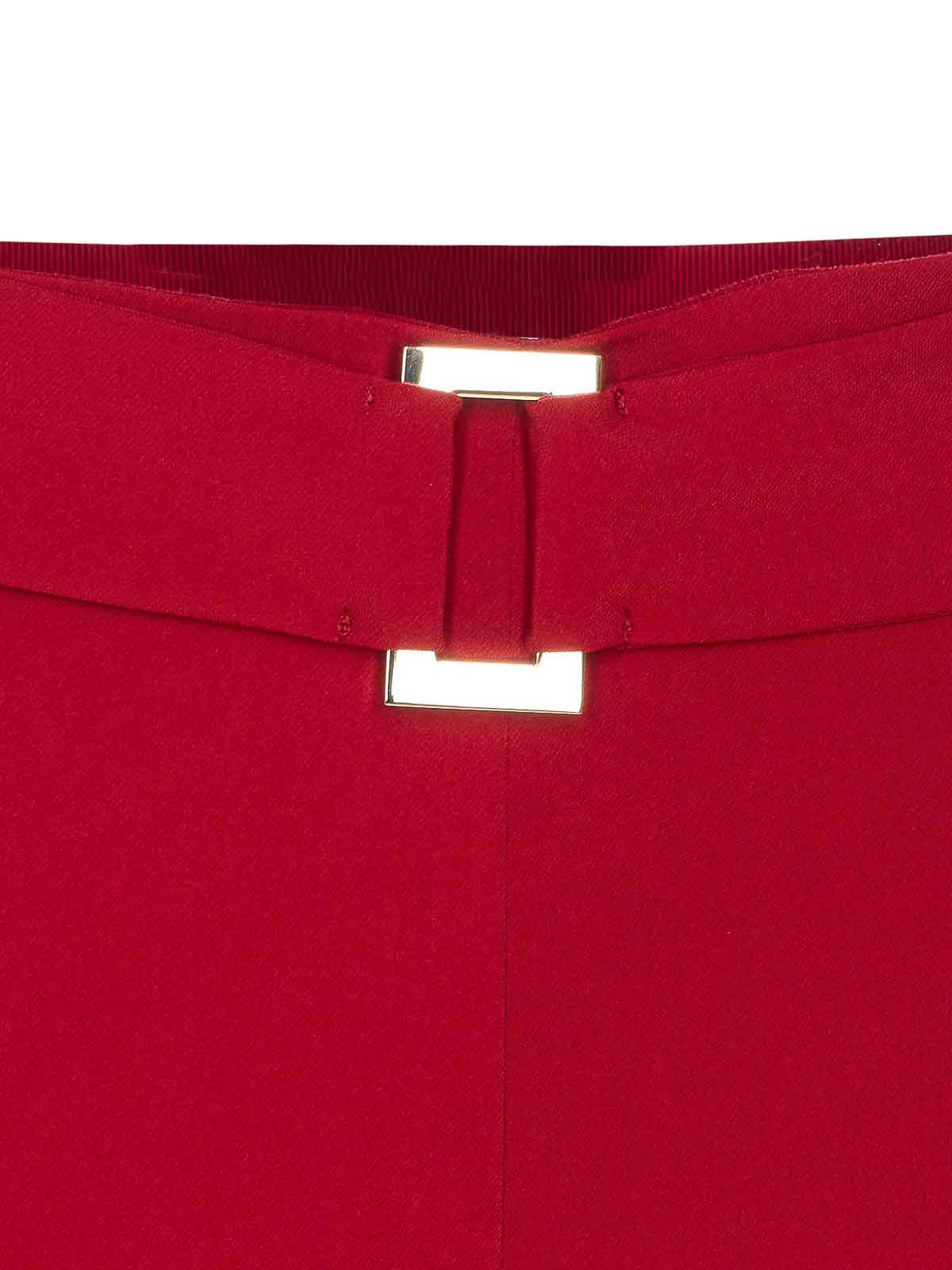 Patrizia Pepe Essential Pants In Red