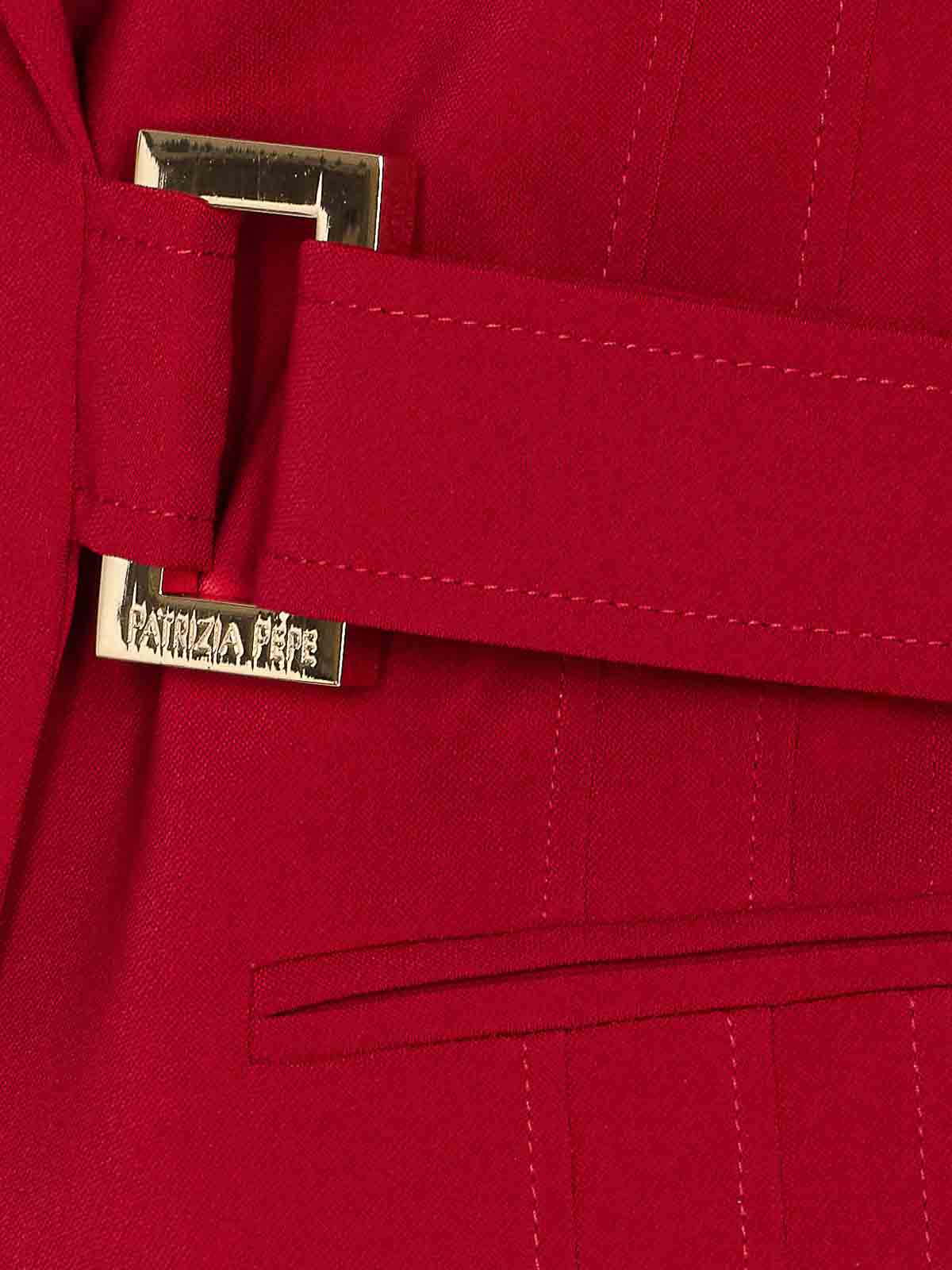 Patrizia Pepe Blazer In Red