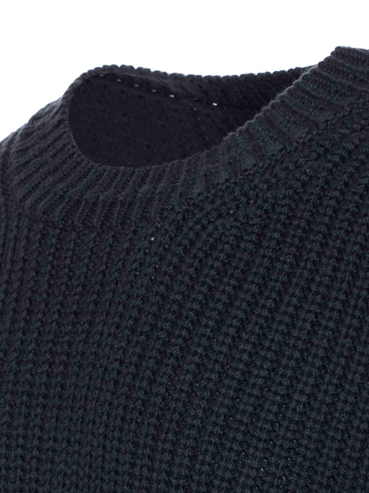 Tom Ford Mens Light Grey Crewneck Knitted Wool Cashmere Blend Jumper In Blue