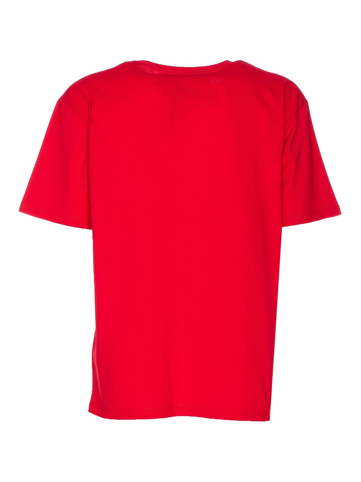 Valentino Garavani T-shirt With Le Chat De La Maison Print In Red