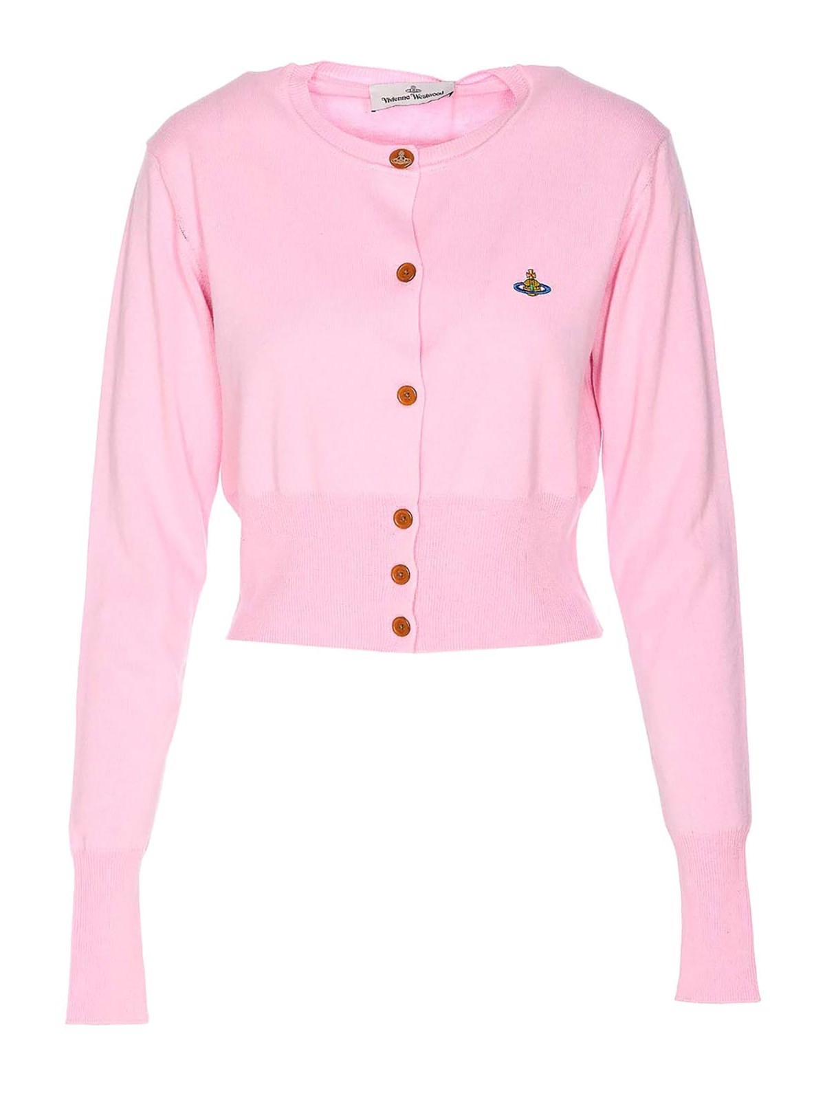 Vivienne Westwood Pink Bea Cardigan In Nude