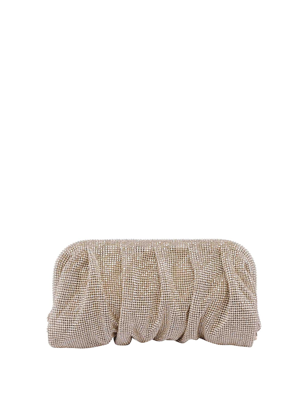 Benedetta Bruzziches Venus The Big Clutch Bag In Gold