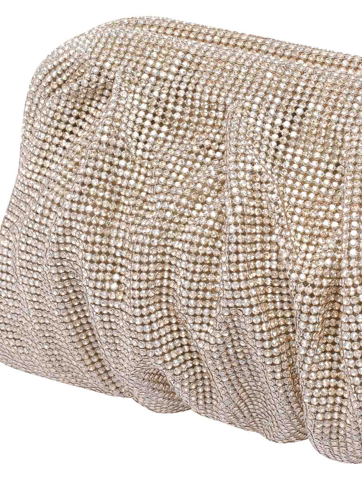 Benedetta Bruzziches Venus The Big Clutch Bag In Gold