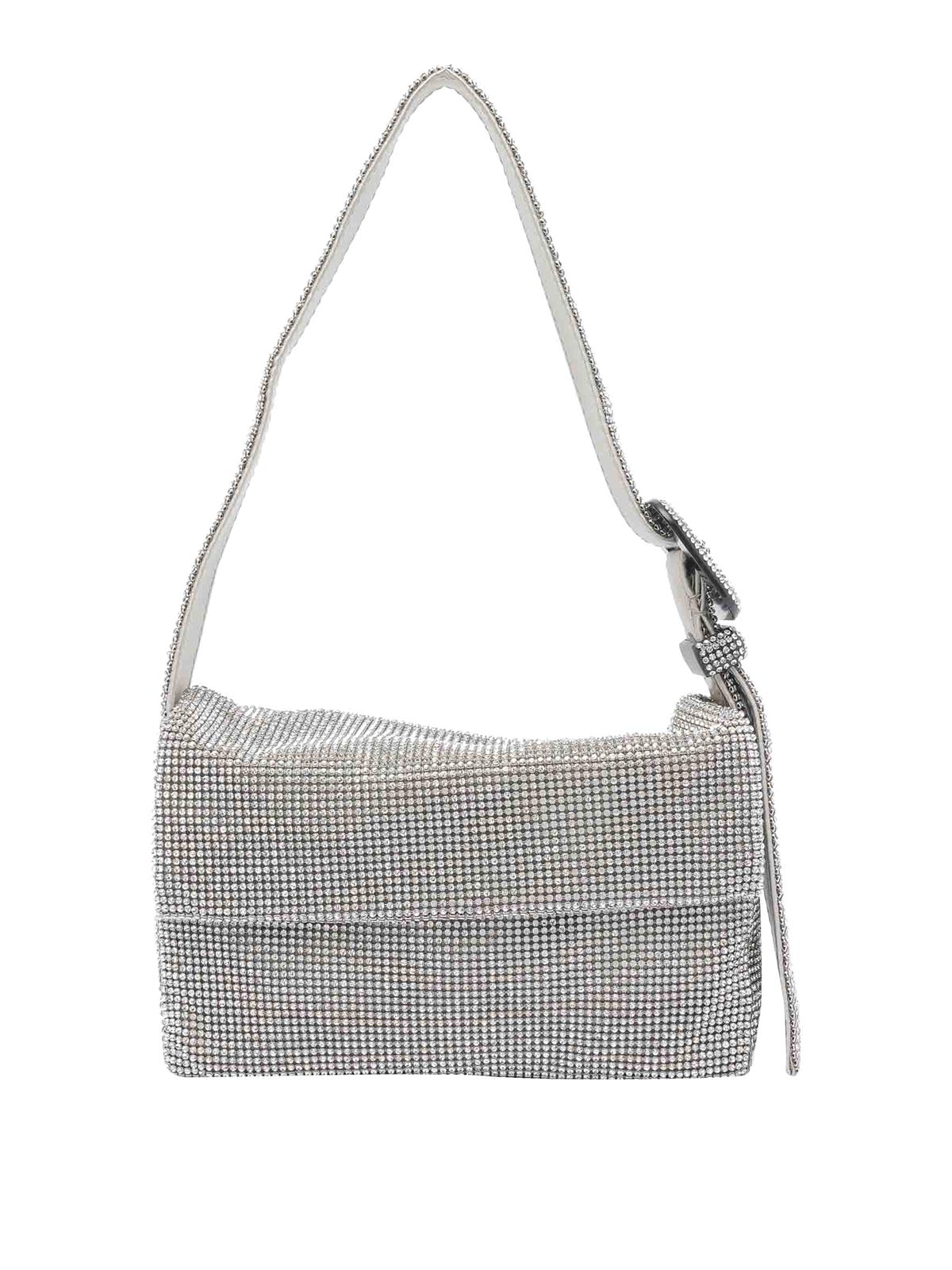 Benedetta Bruzziches Silver Vitty La Mignon Shoulder Bag In Silver