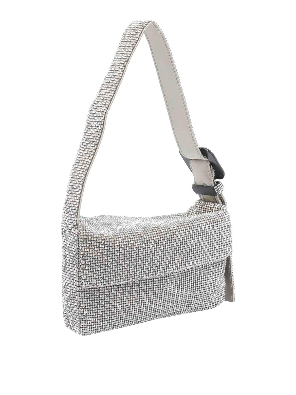 Benedetta Bruzziches Silver Vitty La Mignon Shoulder Bag In Silver