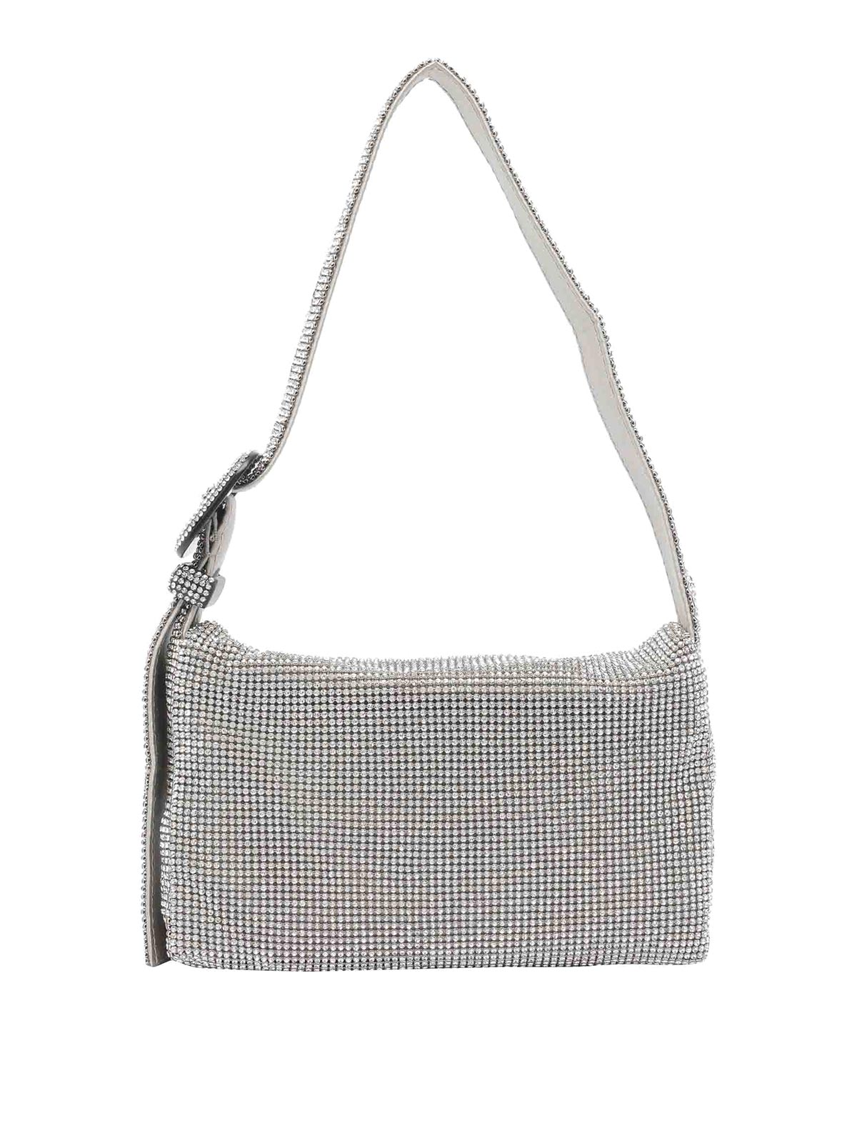 Benedetta Bruzziches Silver Vitty La Mignon Shoulder Bag In Silver