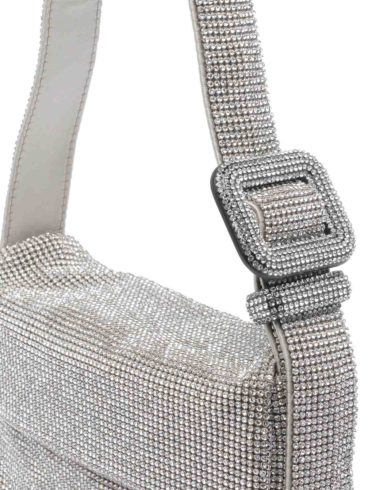 Benedetta Bruzziches Silver Vitty La Mignon Shoulder Bag In Silver