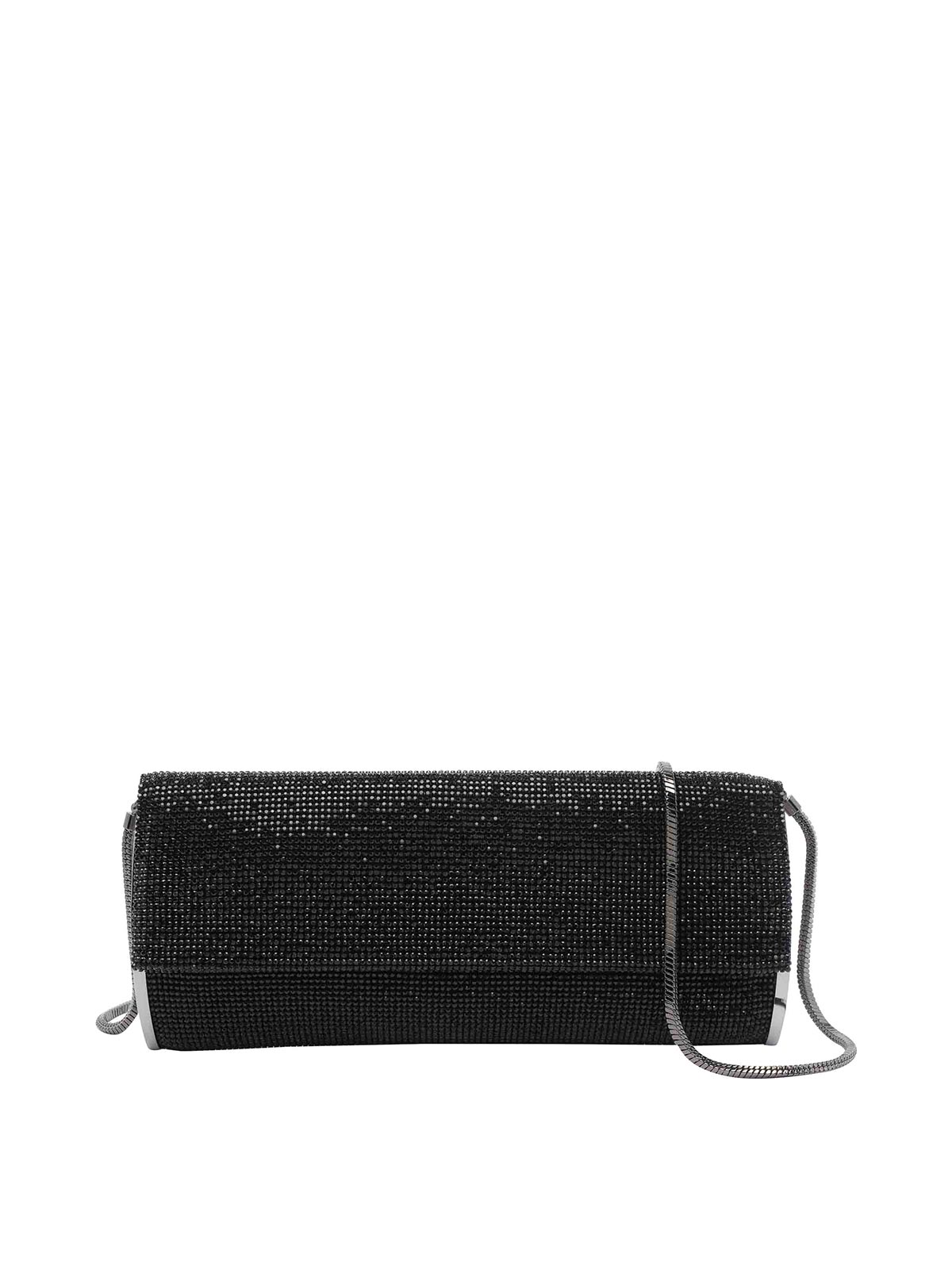 Benedetta Bruzziches Black Kate Crystal Crossbody Bag In Black