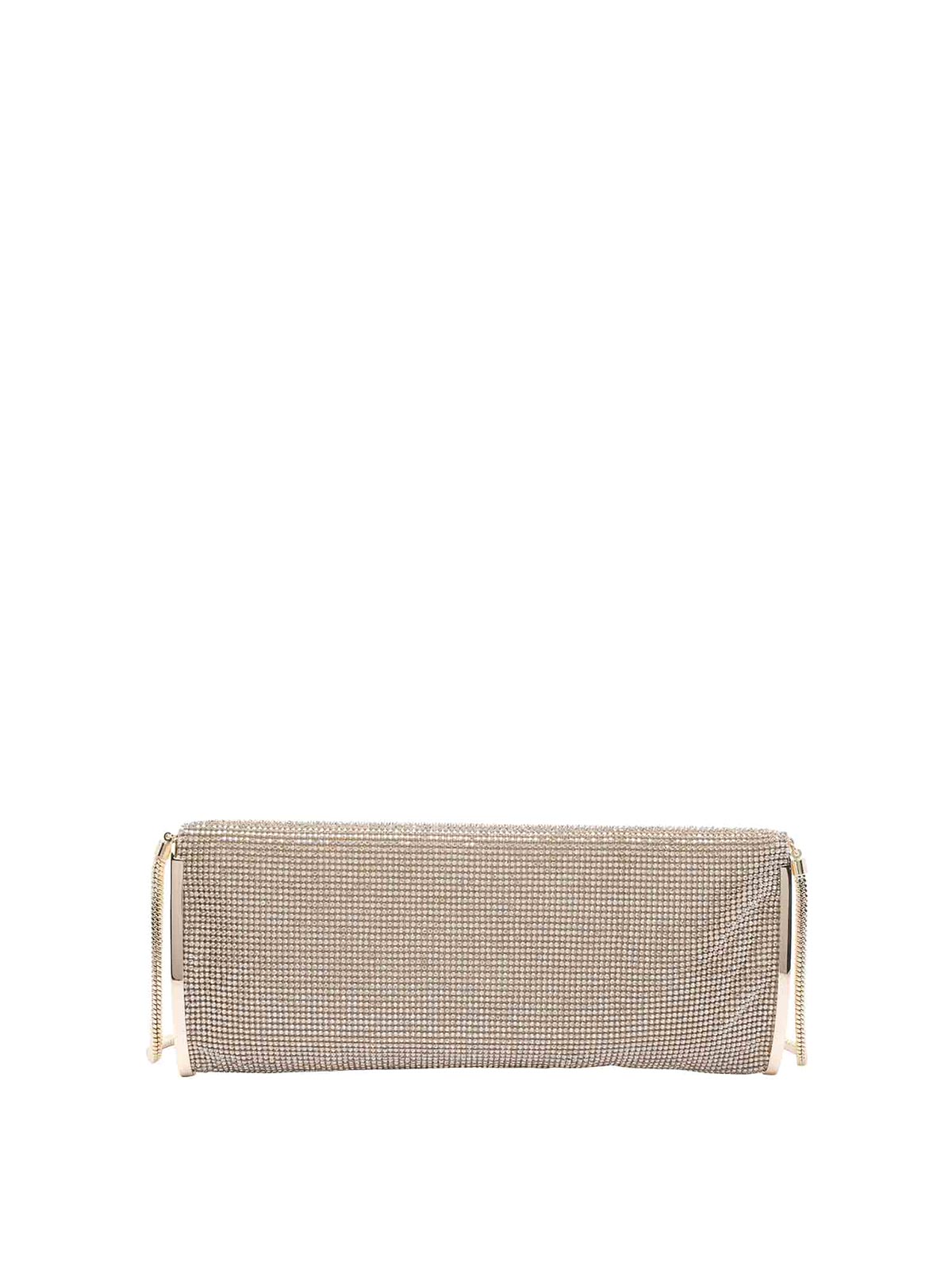Benedetta Bruzziches Gold Kate Crystals Crossbody Bag In Gold