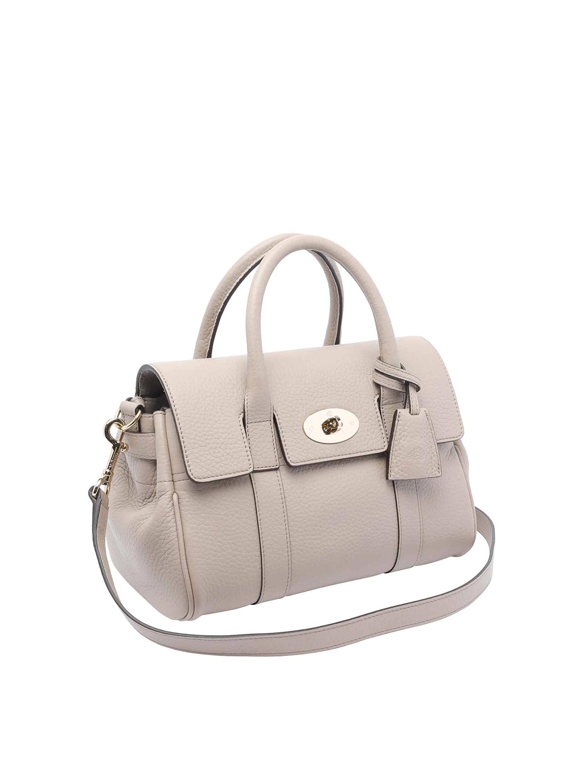 Mulberry Small Bayswater Satchel Bag In Sand