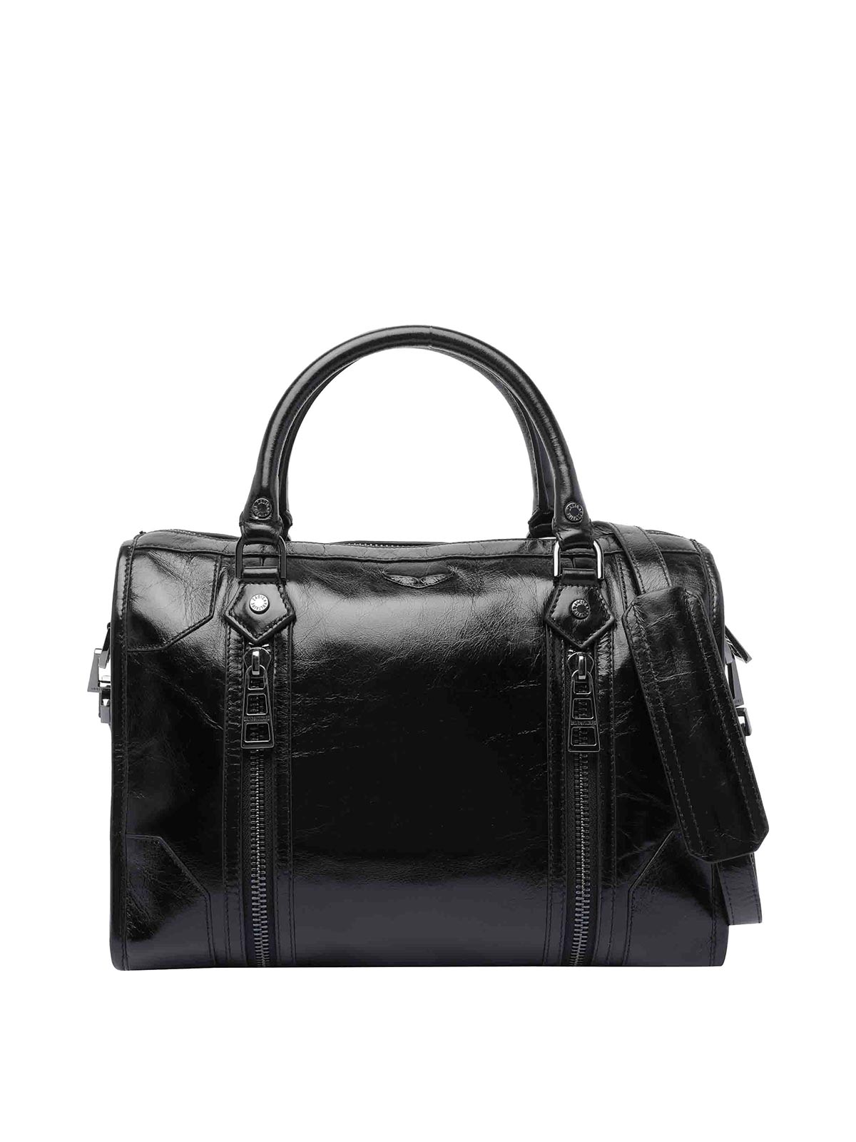 Zadig & Voltaire Black Sunny Handbag In Black