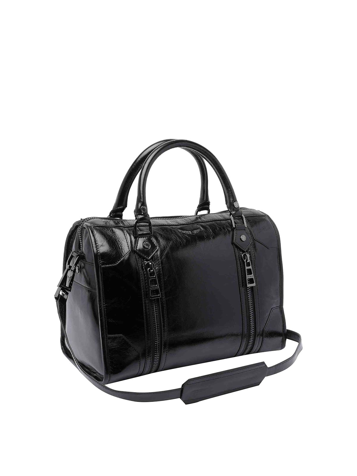 Zadig & Voltaire Black Sunny Handbag In Black