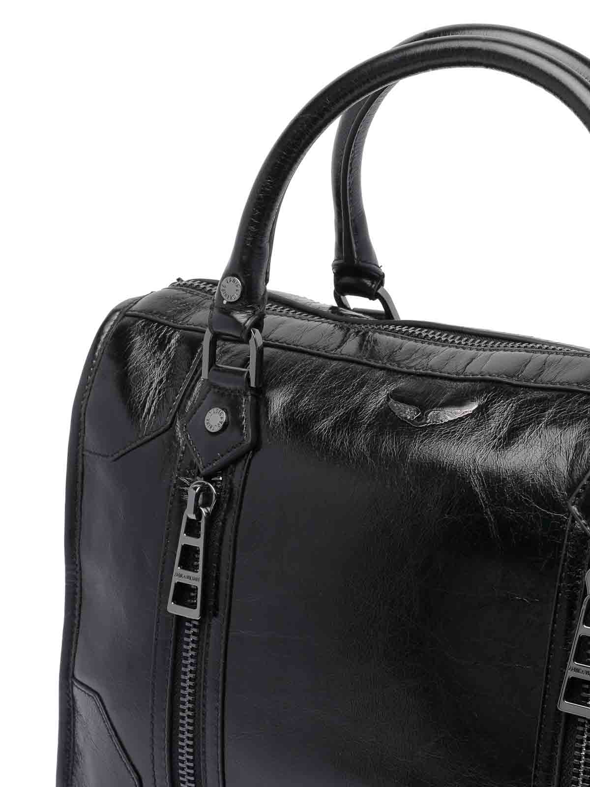 Zadig & Voltaire Black Sunny Handbag In Black