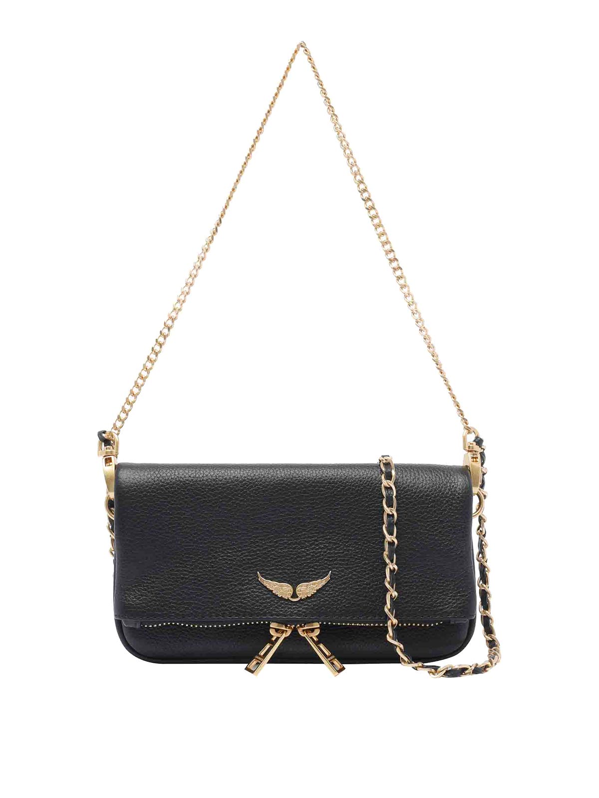Zadig & Voltaire Nano Rock Crossbody Bag In Black