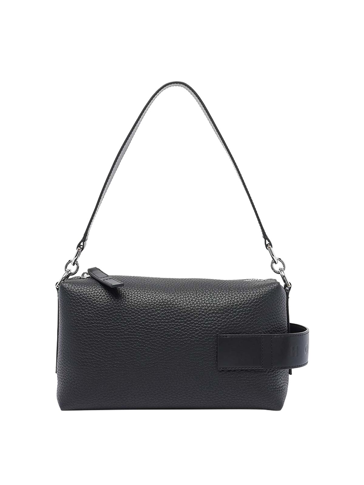 Hogan Mini  Script Bauletto Bag In Black