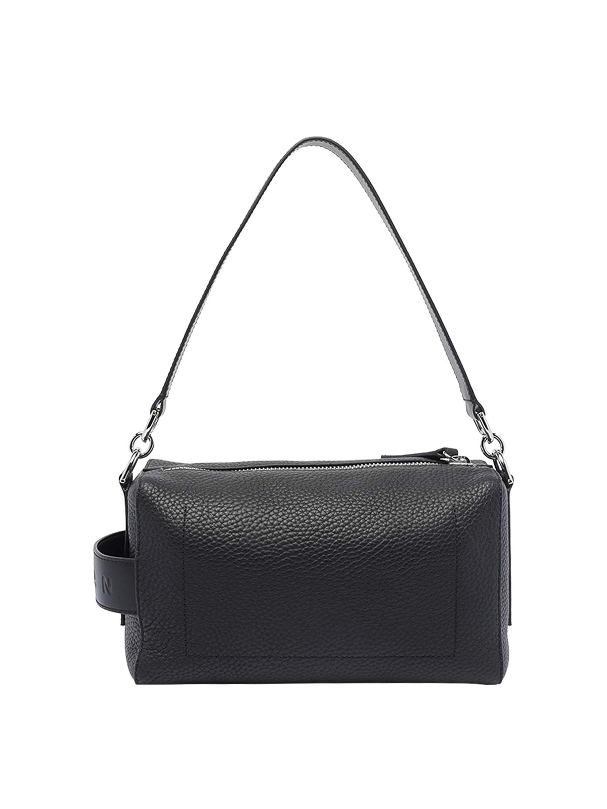 Hogan Mini  Script Bauletto Bag In Black