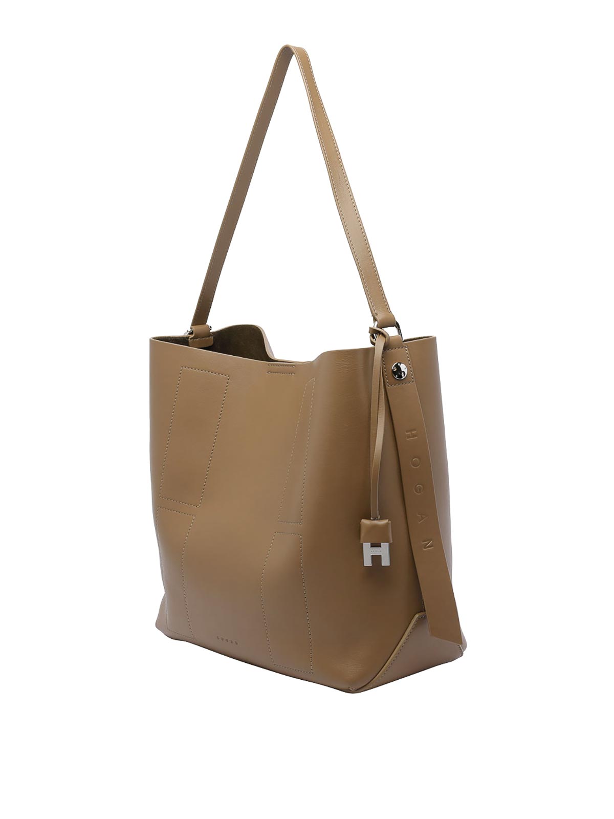 Hogan Medium  Hocket Hobo Bag In Brown