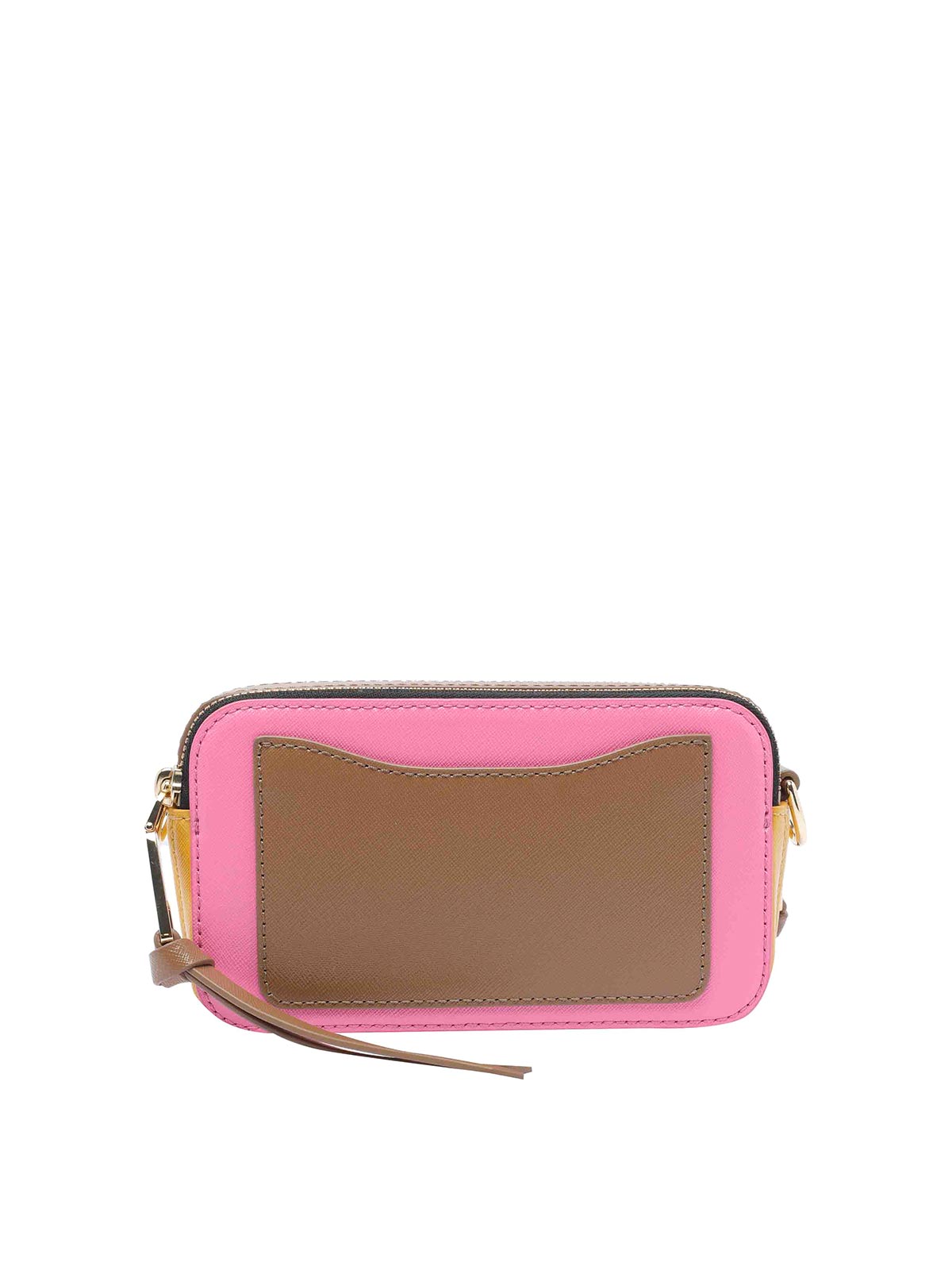 Marc Jacobs The Snapshot Shoulder Bag In Rose-pink Leather In Pink