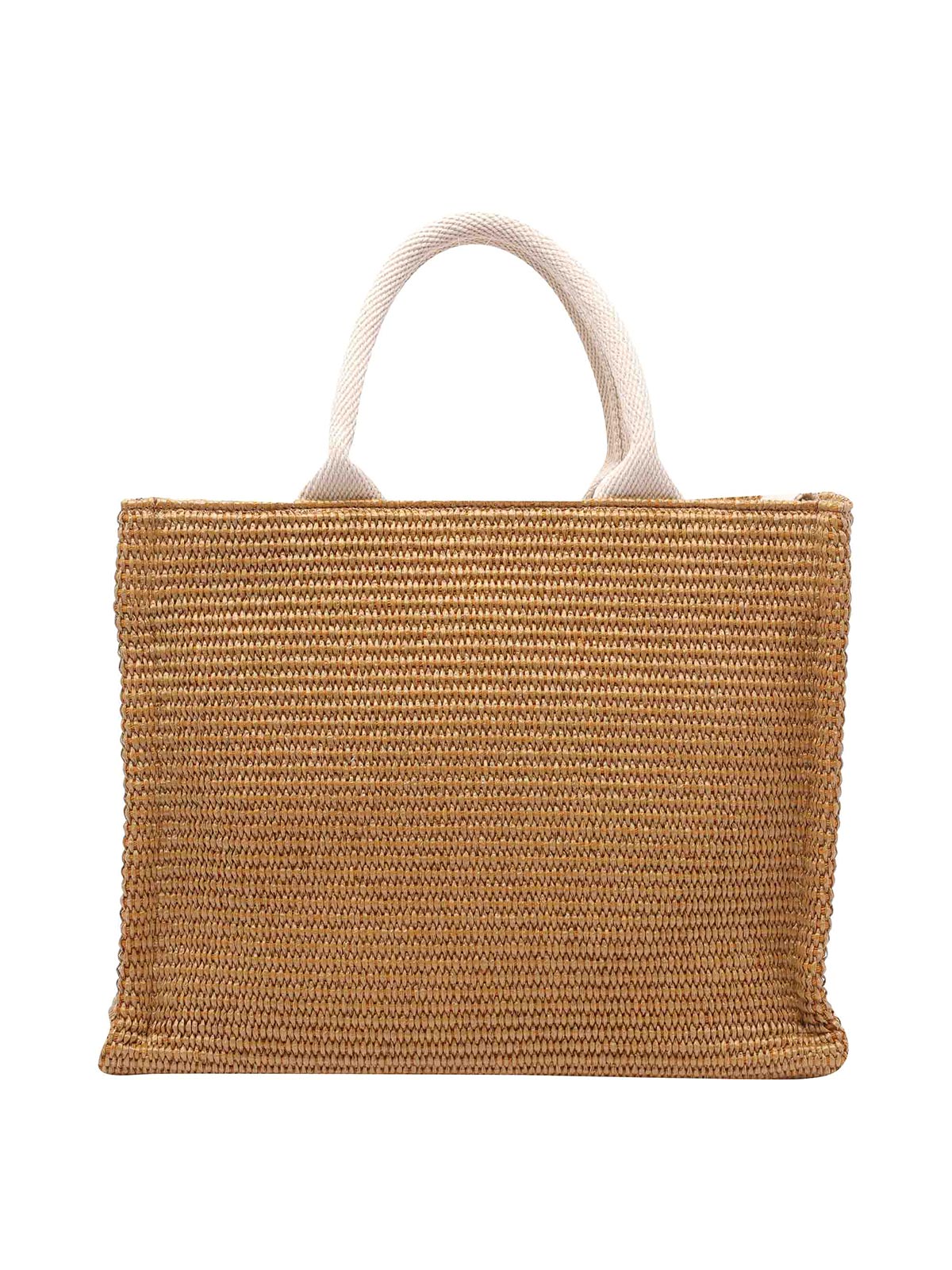 Marni Raffia Small Tote Bag In Sand