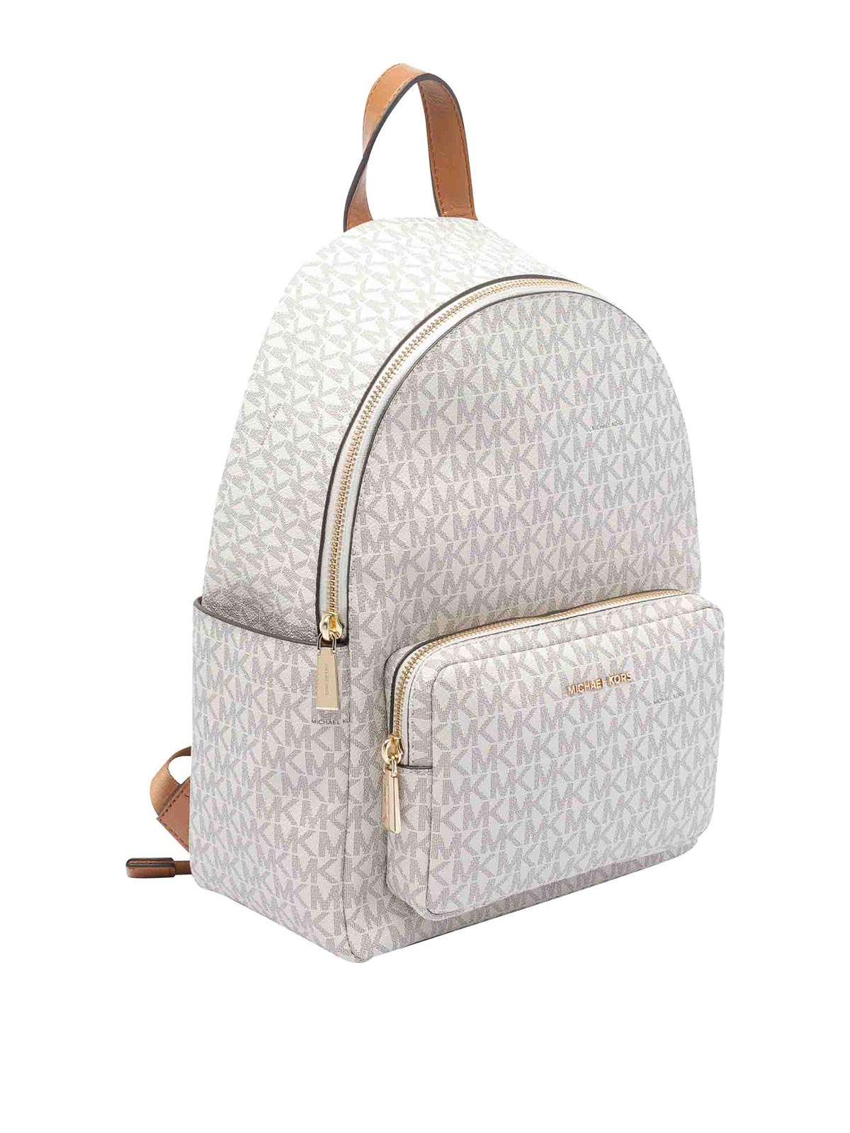 Michael Michael Kors White Tanner Backpack In White