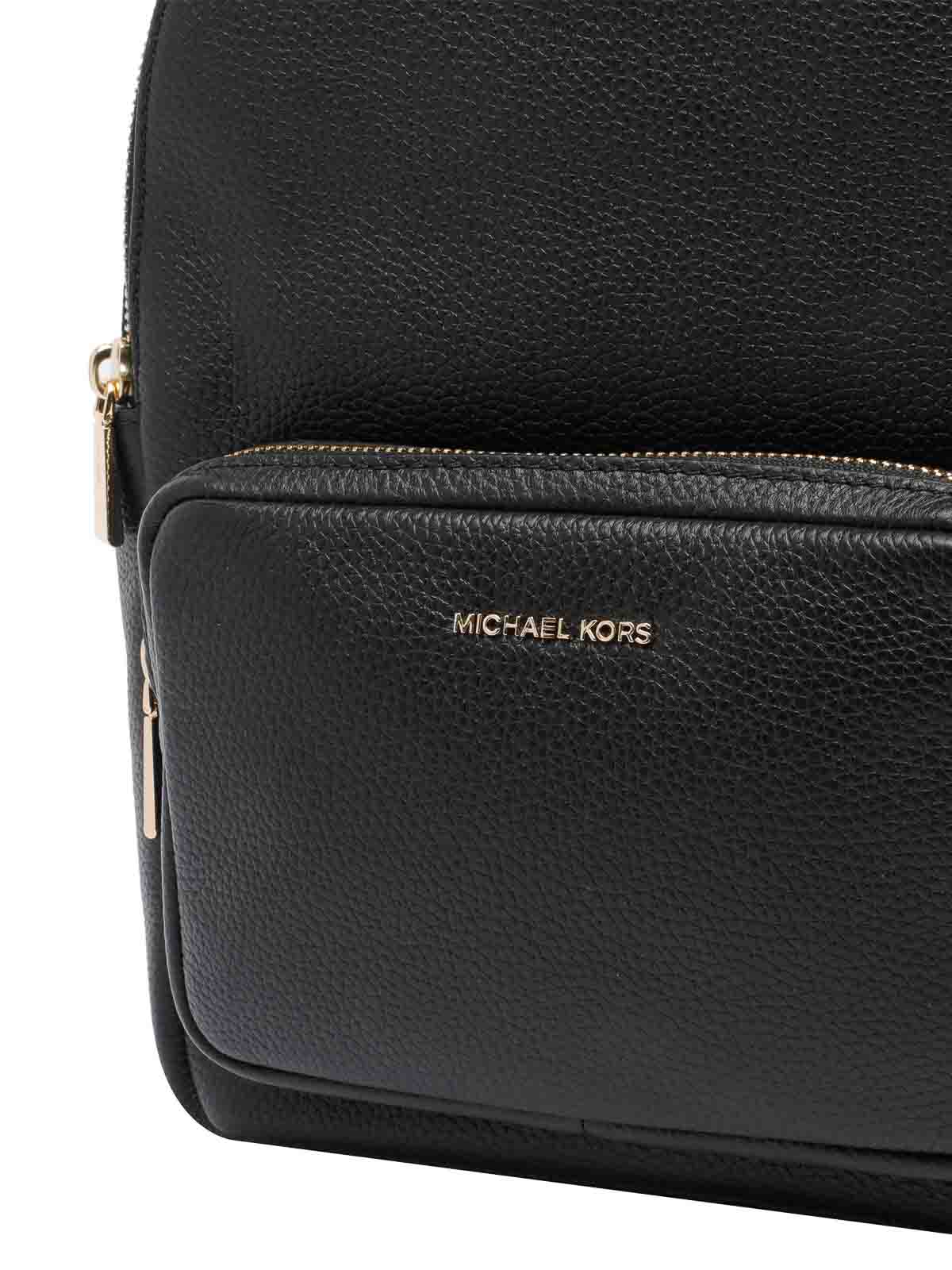 Michael Michael Kors Black Tanner Backpack In Black