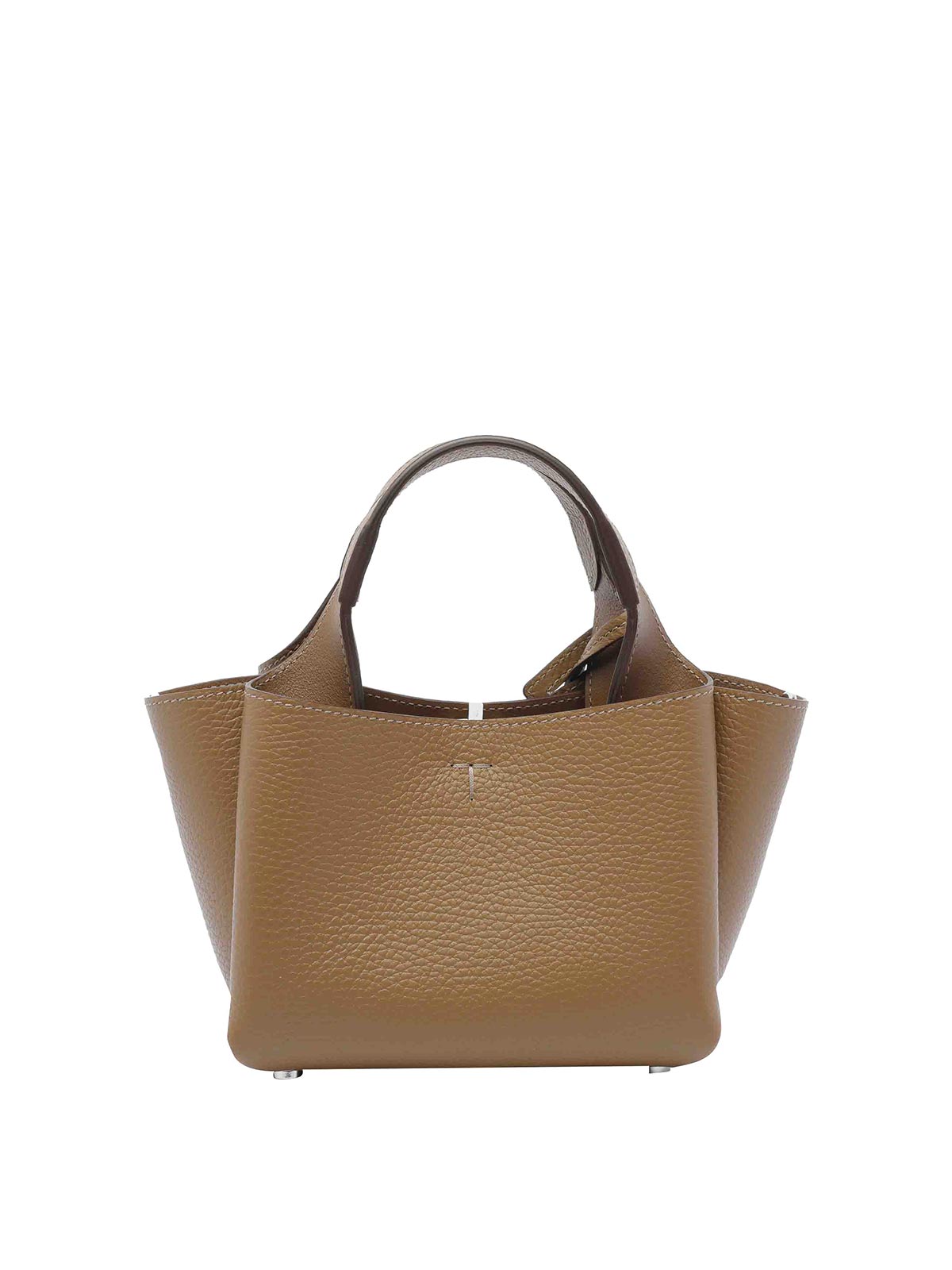 Tod's Logo-detail Leather Cross Body Bag In Brown