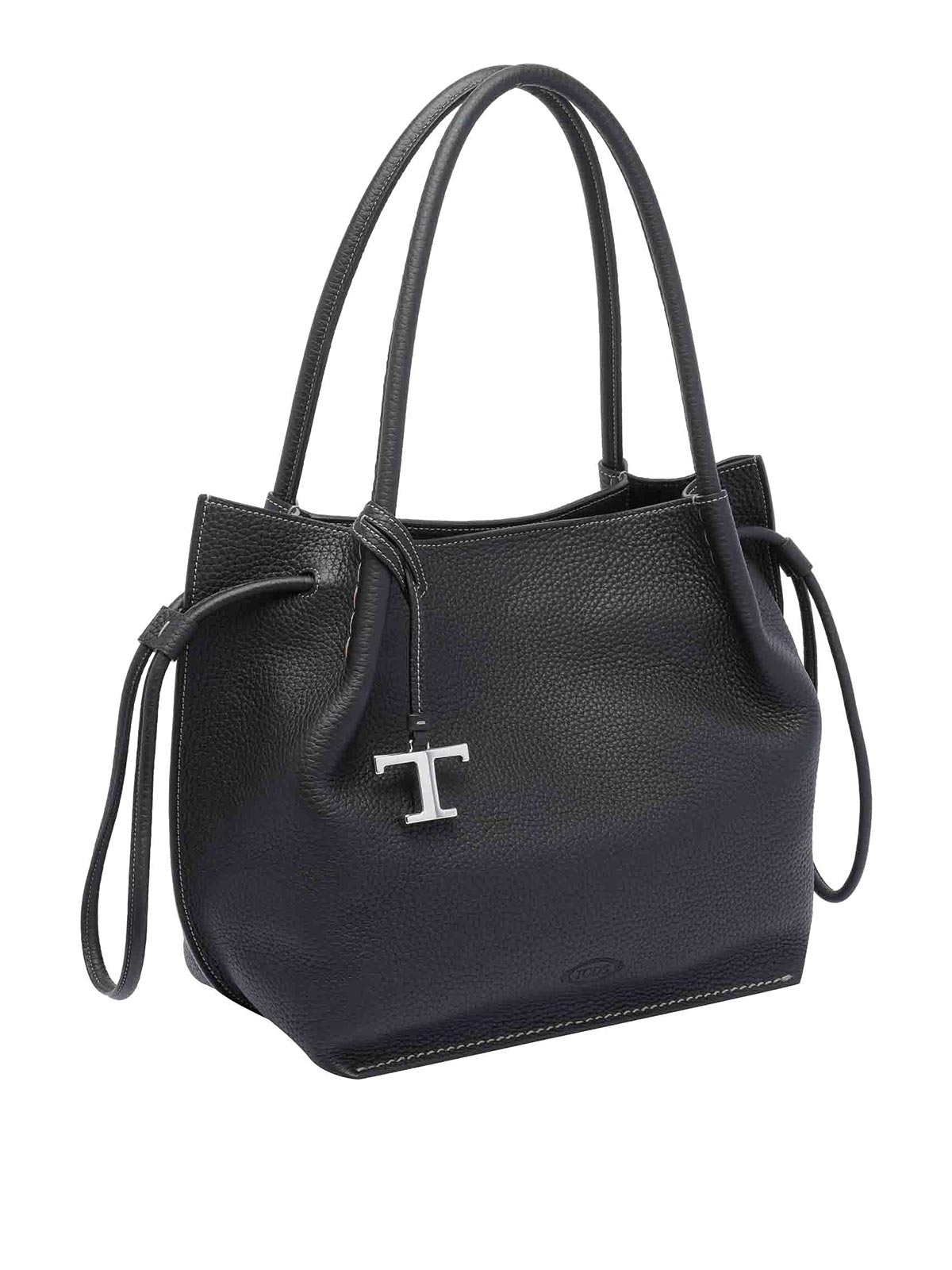 Tod's Medium Leather Bucket Bag - Black | XBWBUZS9300WNTB999
