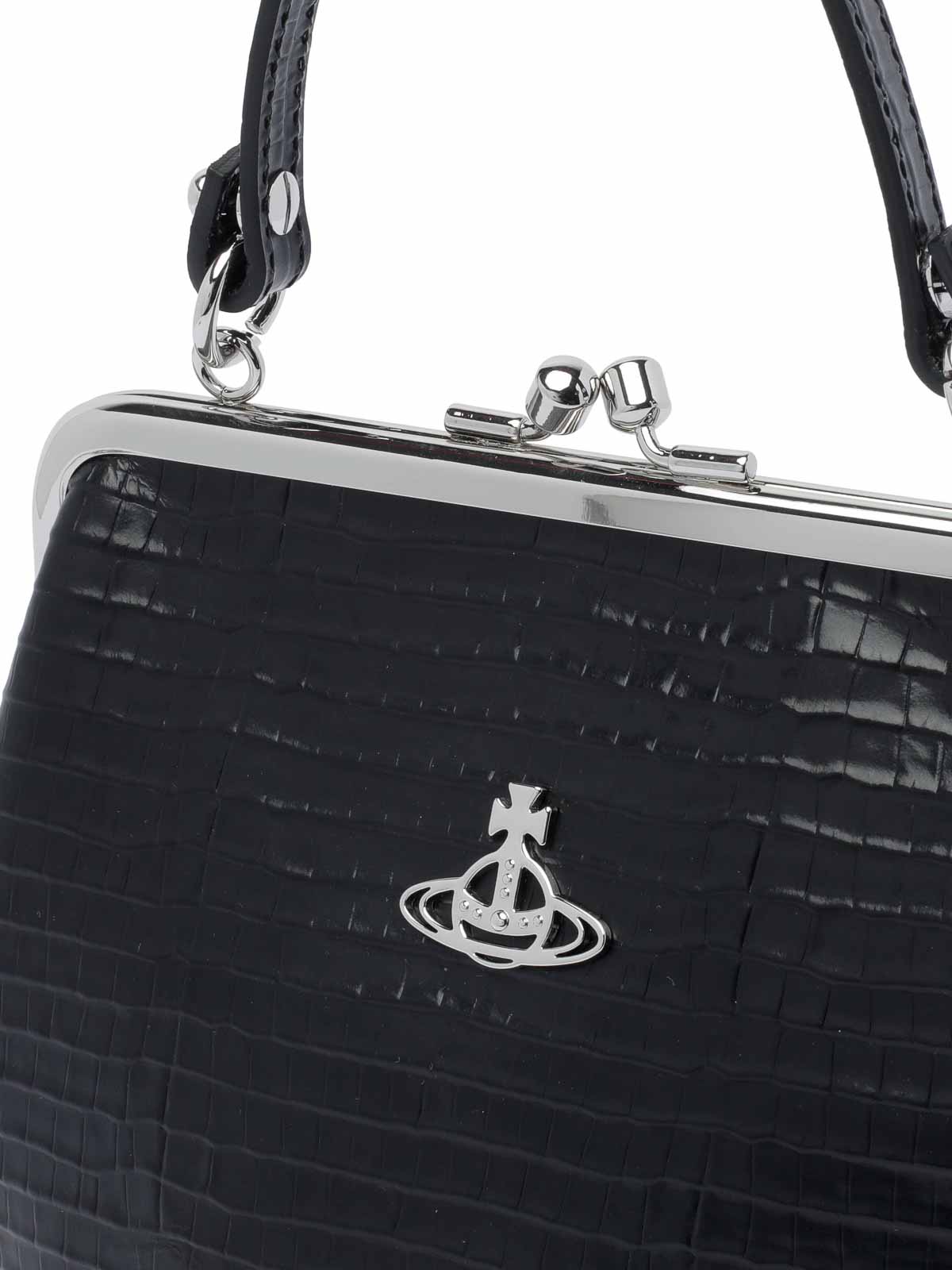 Vivienne Westwood Granny Handbag In Black