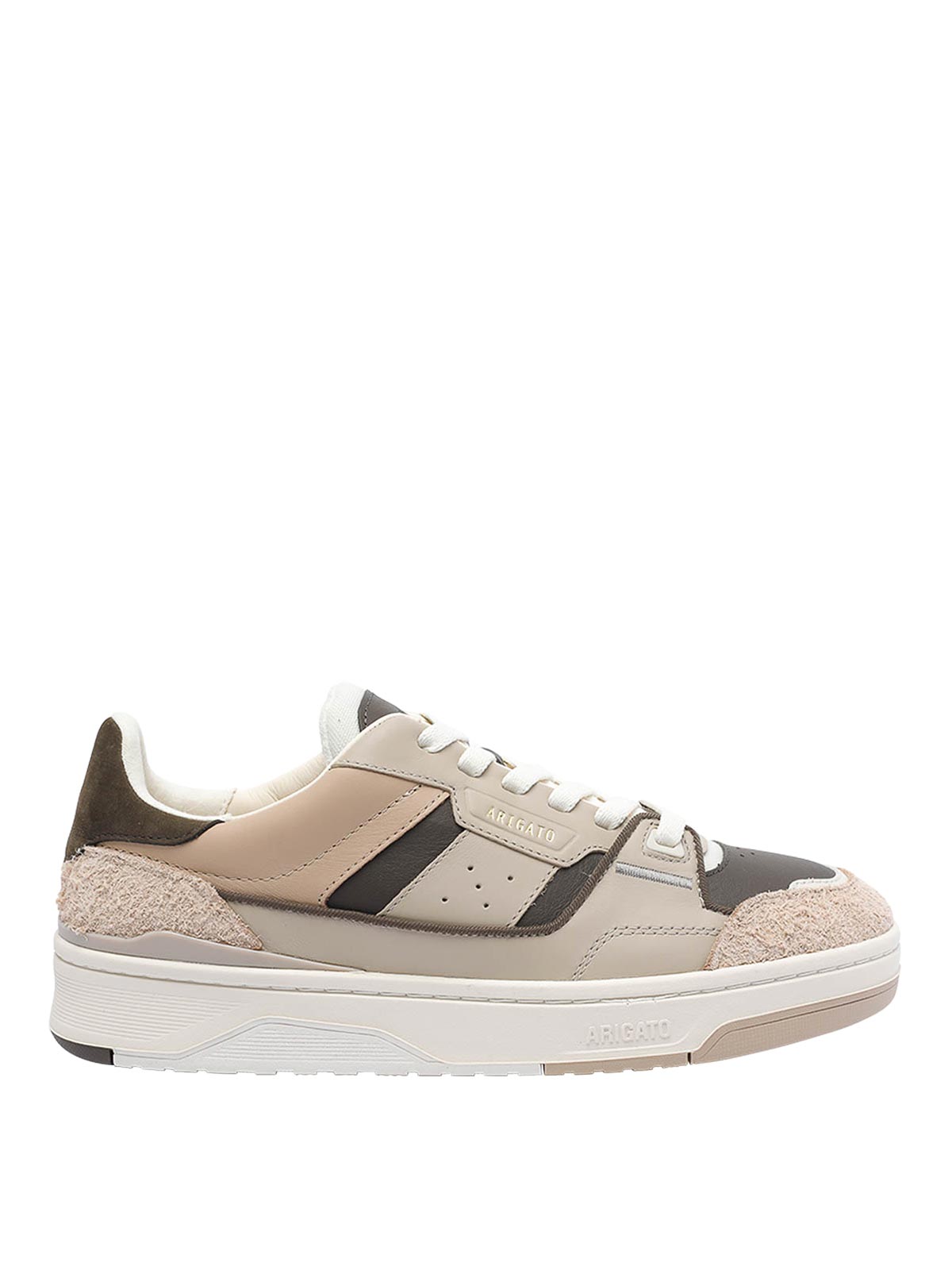 Axel Arigato Modern Low-top Sneakers With Textured Panels In Sand