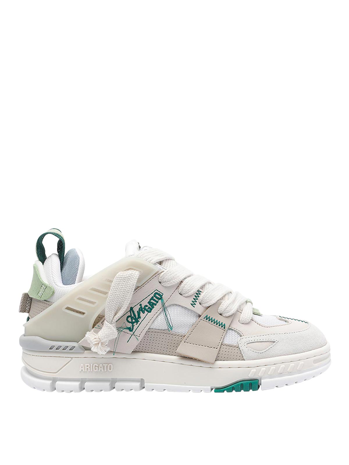 Axel Arigato Beige Suede Leather And Tech Fabric Sneakers In Sand