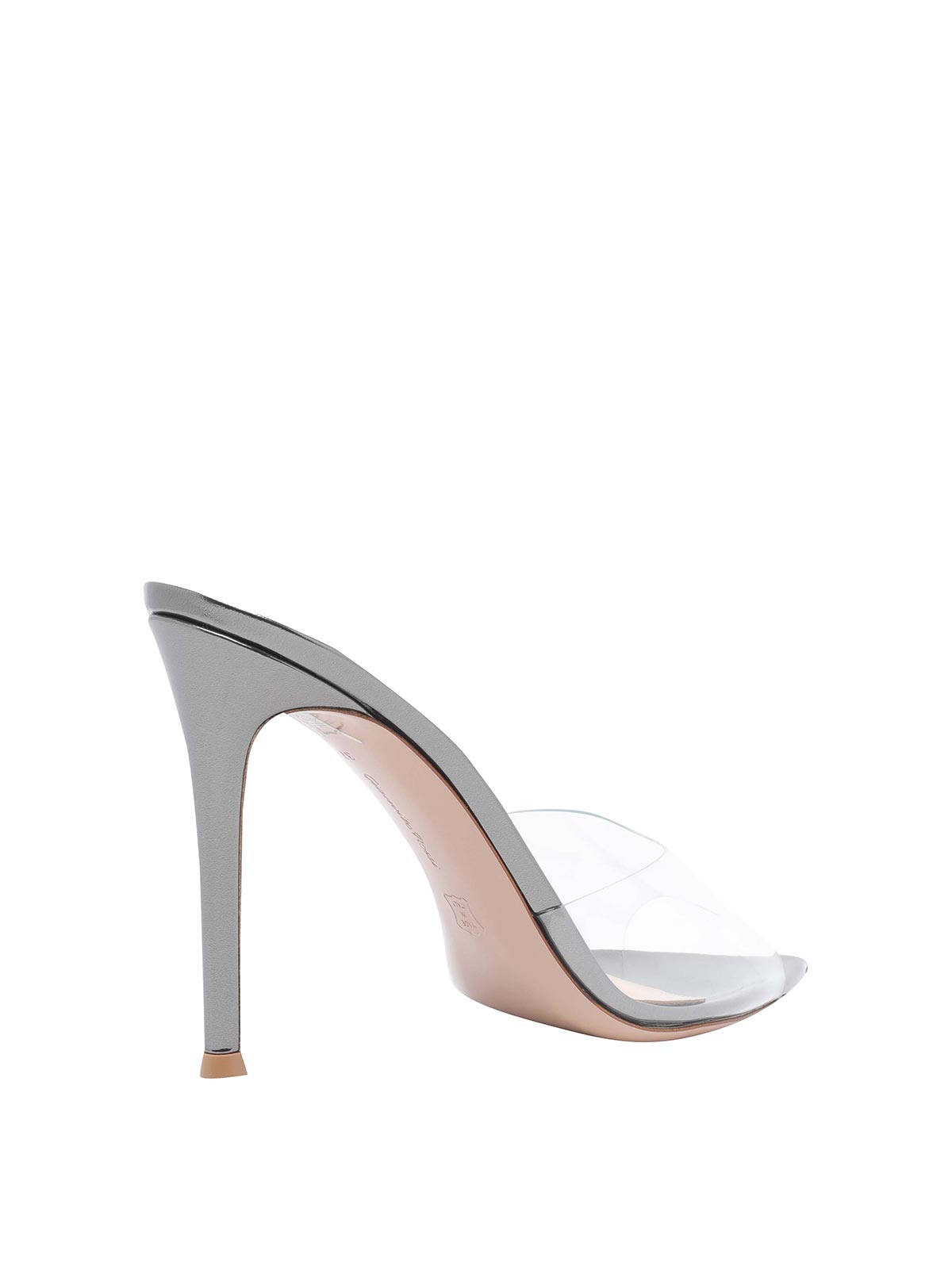 Gianvito Rossi Elle Pump Sandals In Silver