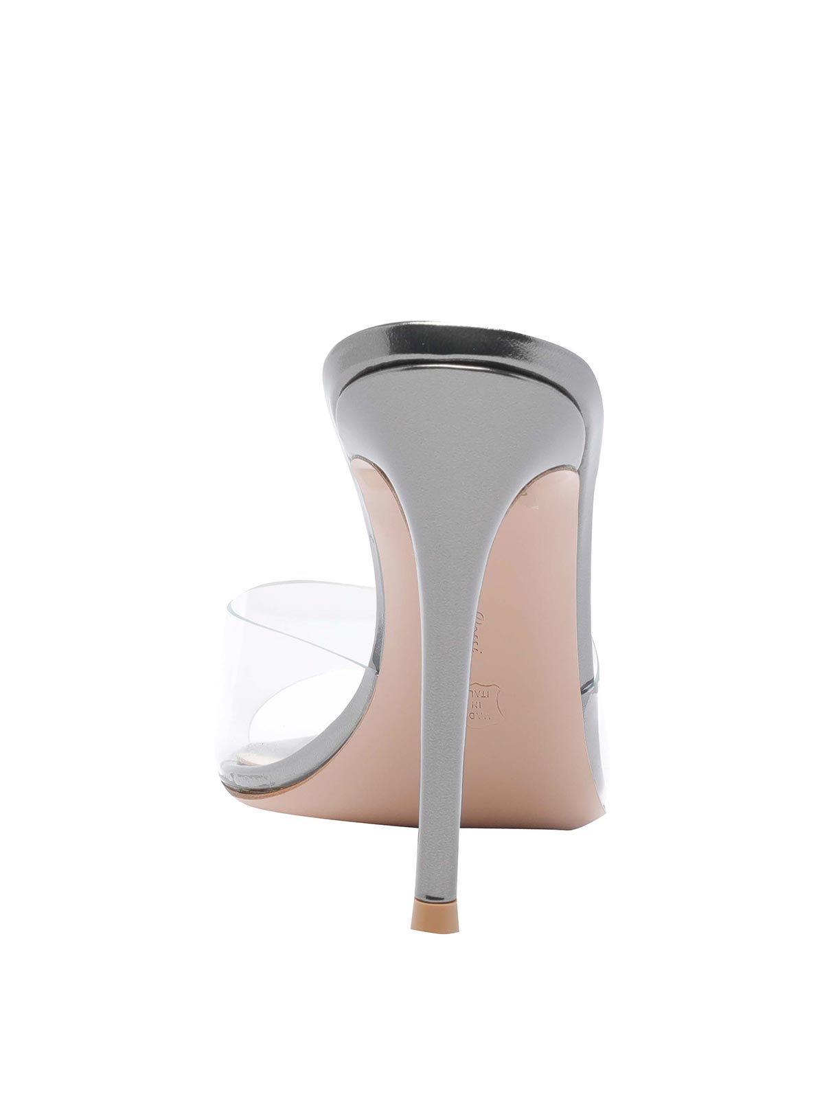 Gianvito Rossi Elle Pump Sandals In Silver