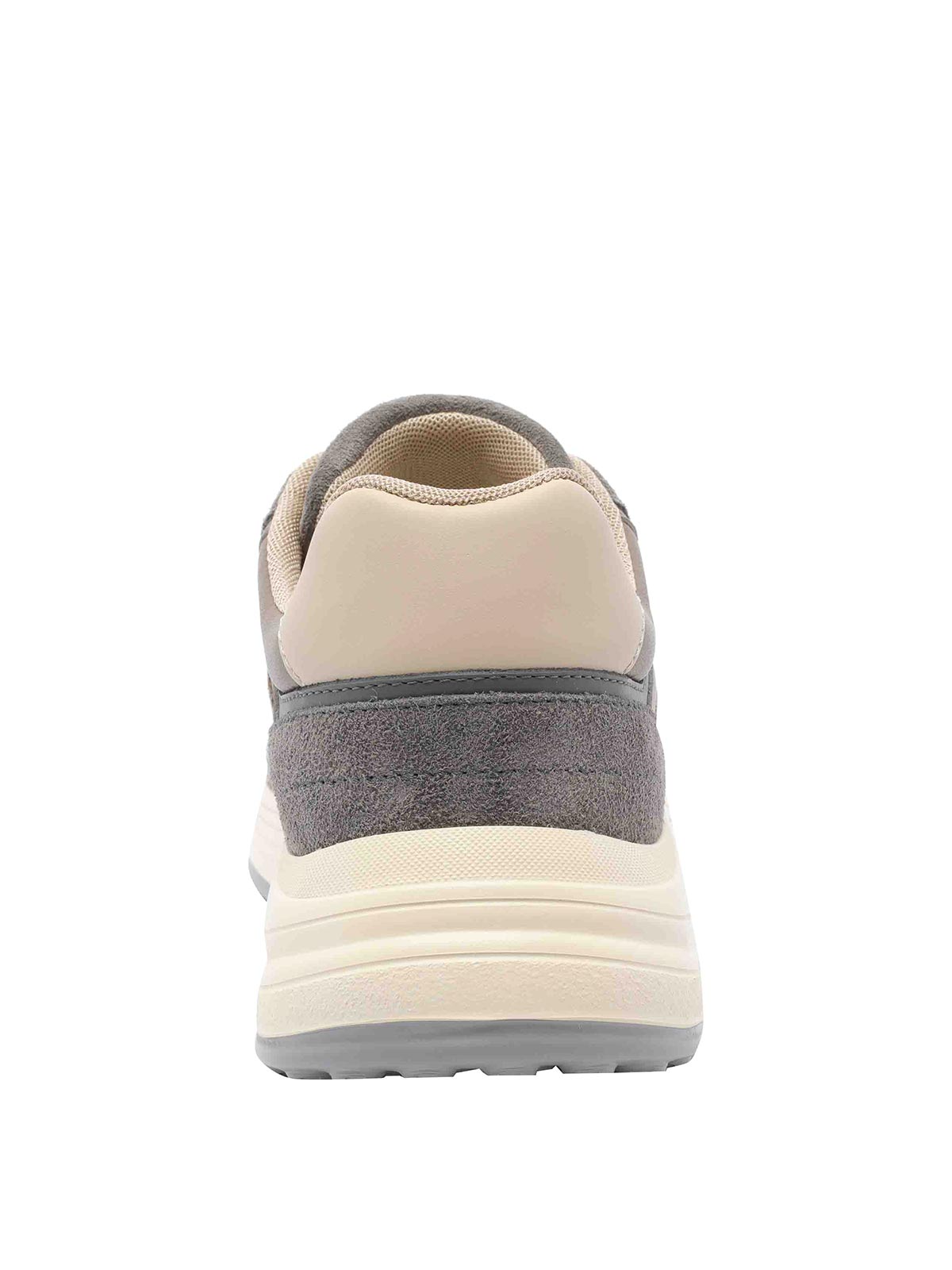Hogan Perforated Lightweight Sneakers Rubber Sole In Gray
