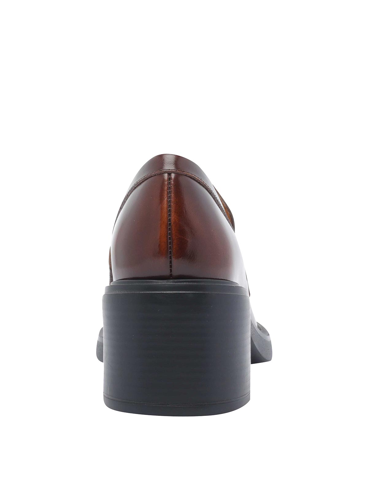 Tod's Leather Pump Loafers In Red