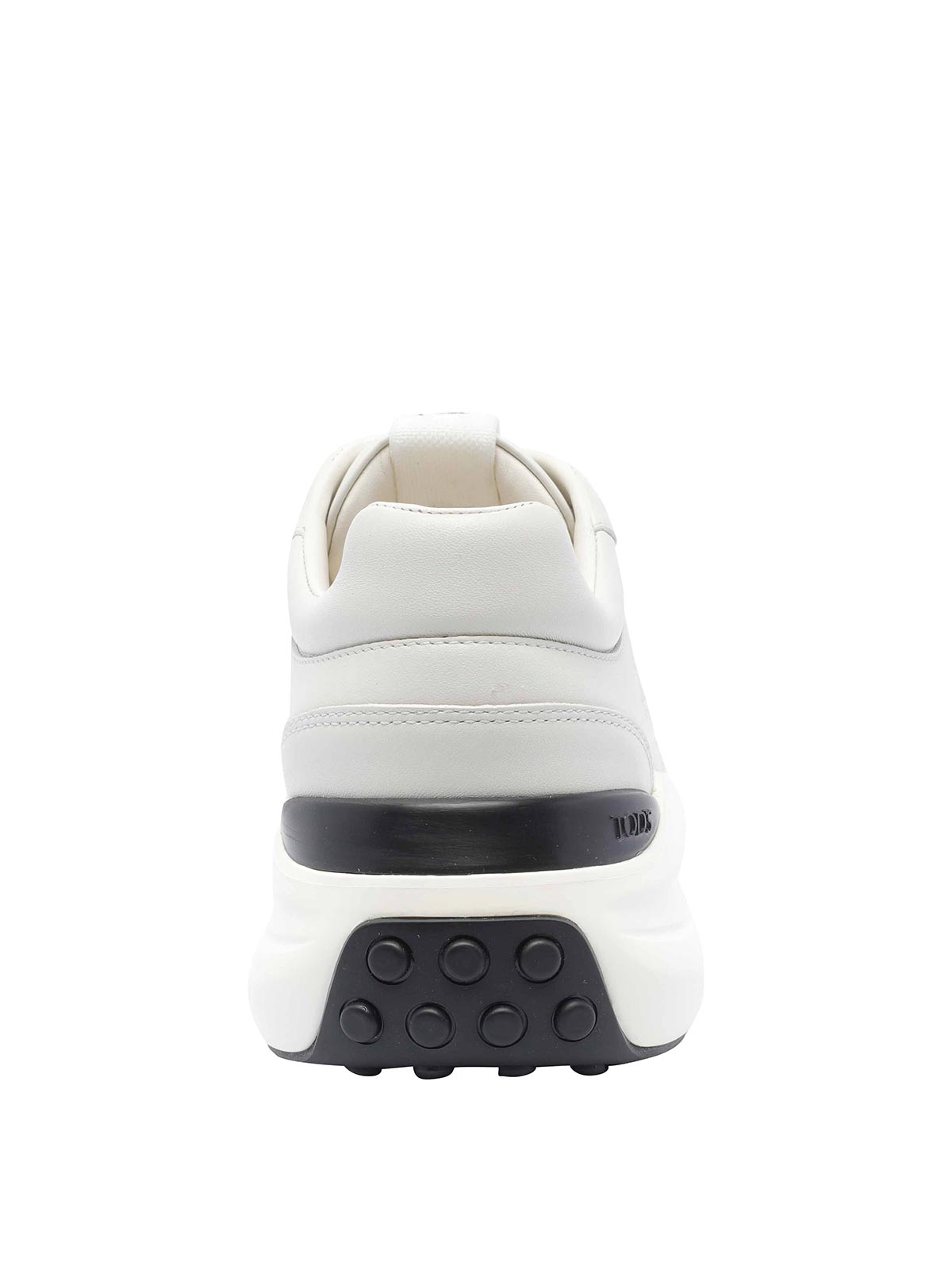 Tod's Leather And Technical Fabric Sneakers In White