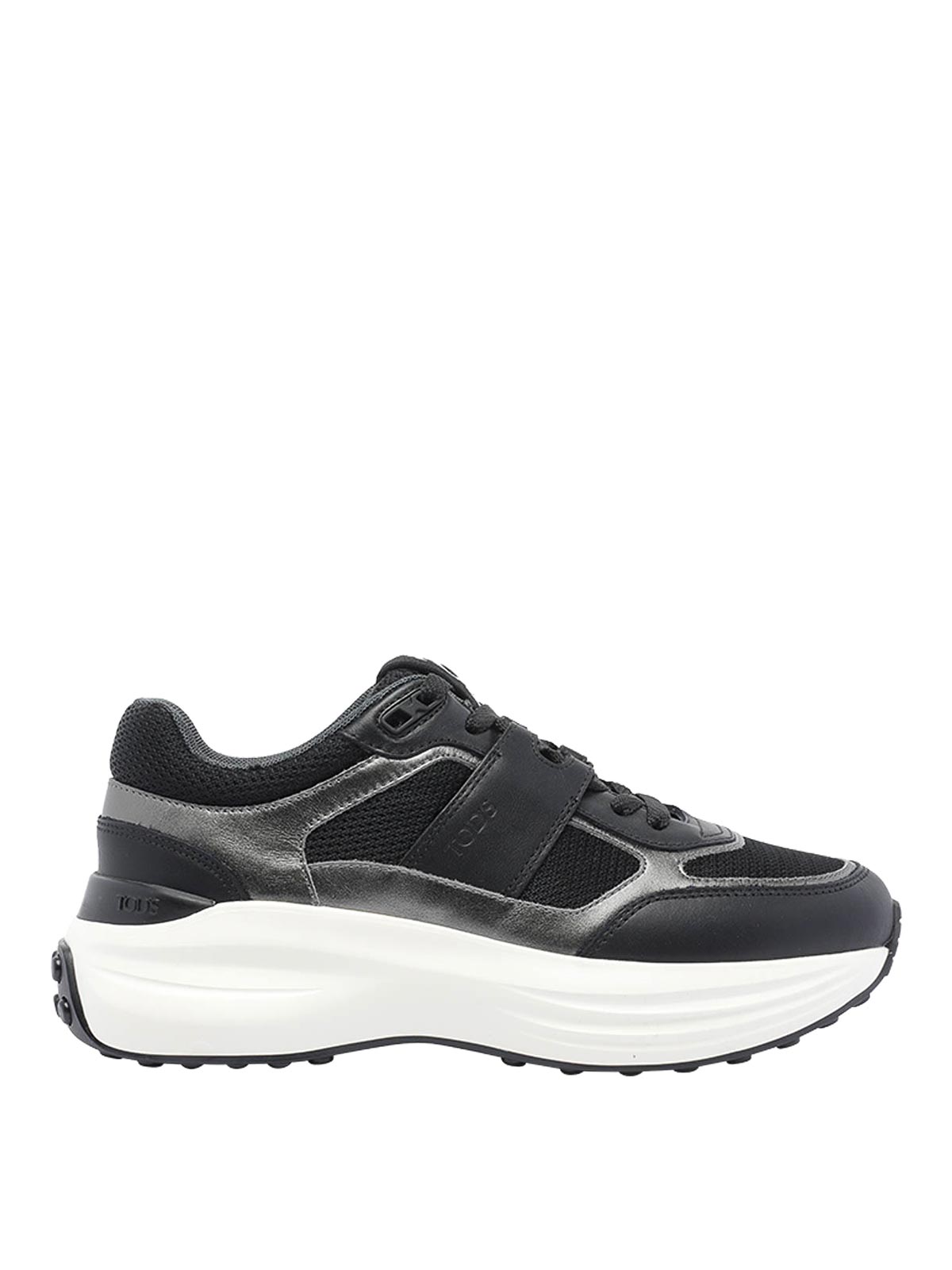 Tod's Dark Grey Sneakers In Gray