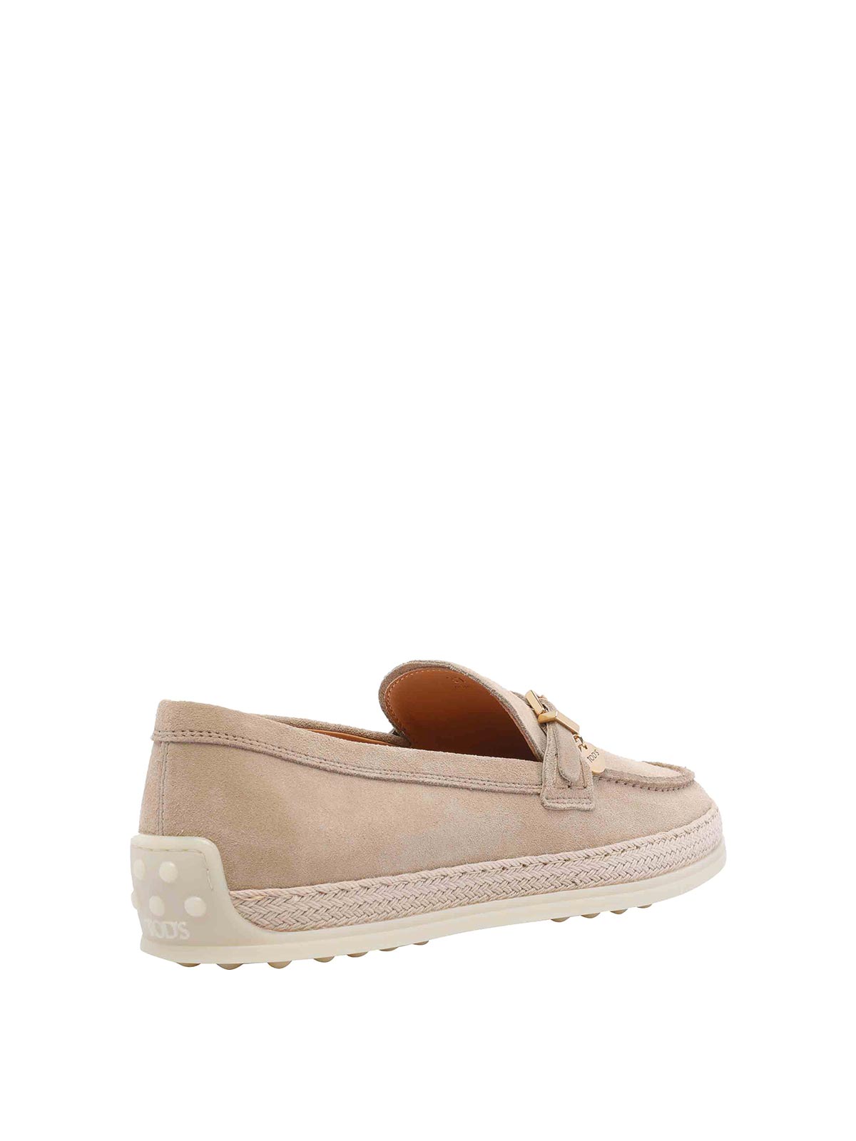 Tod's Beige Loafers In Sand