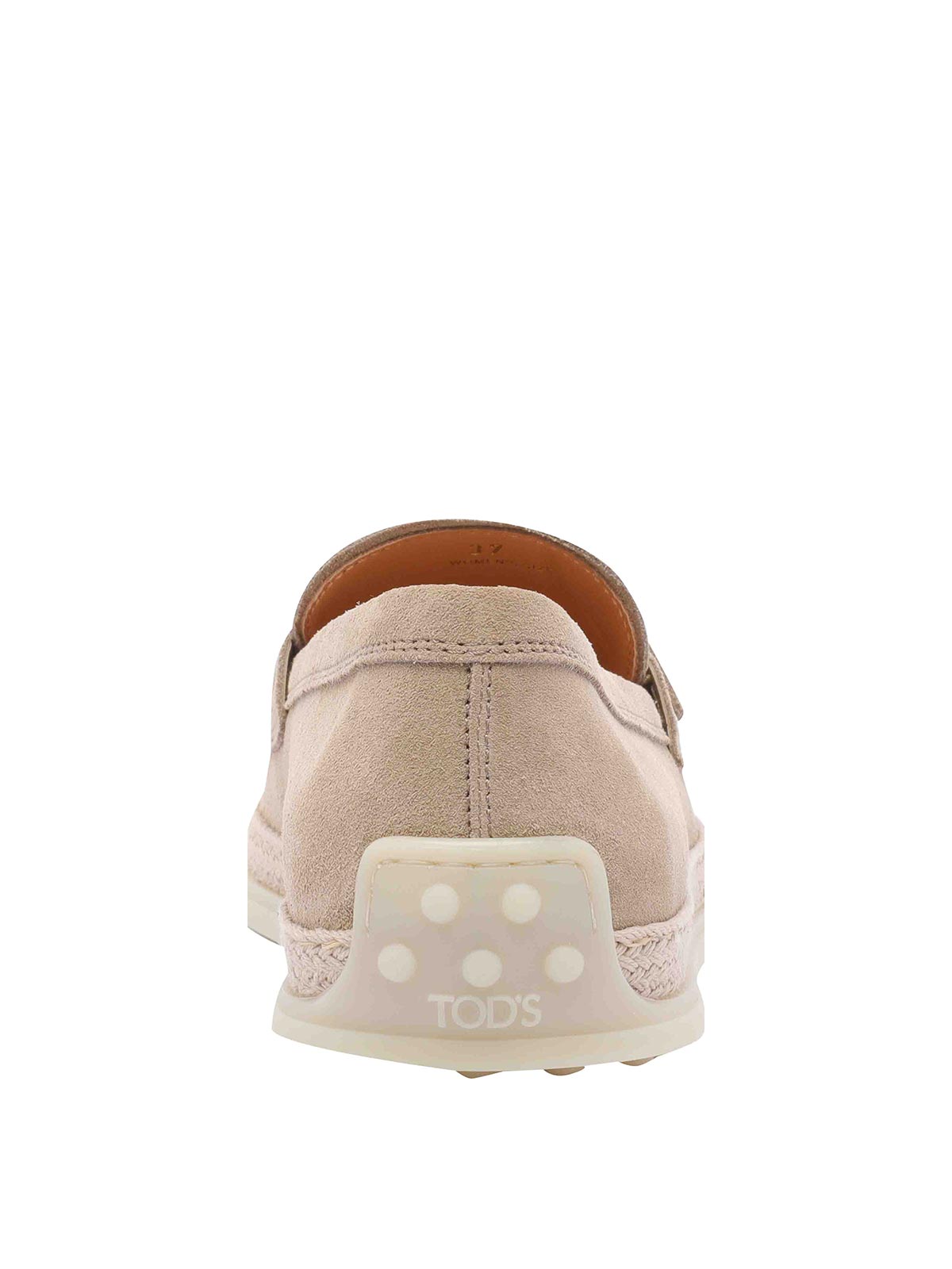 Tod's Beige Loafers In Sand