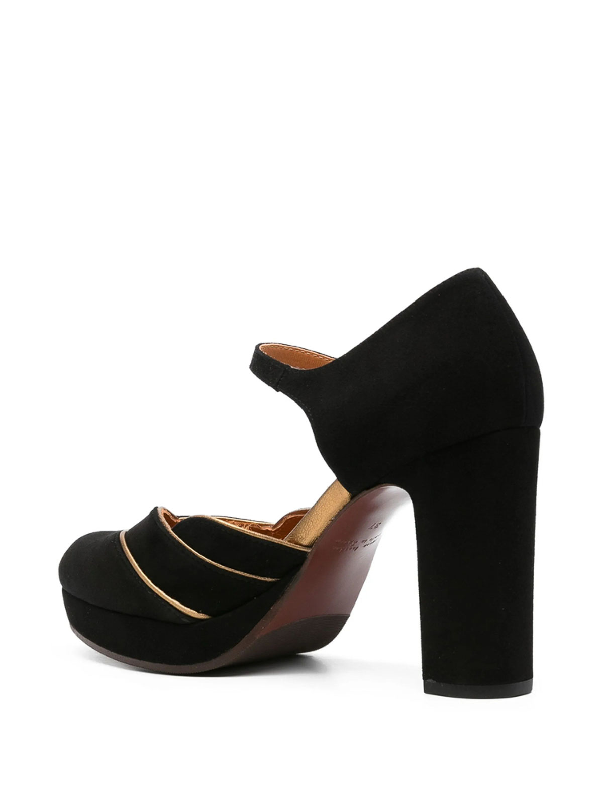 Chie Mihara 100mm Suede Pumps In Black
