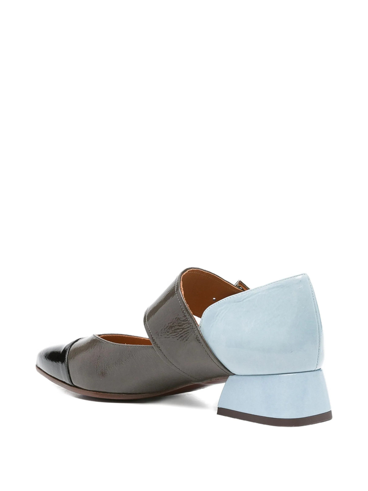 Chie Mihara 35mm Buckle-strap Block-heel Pumps In Multi