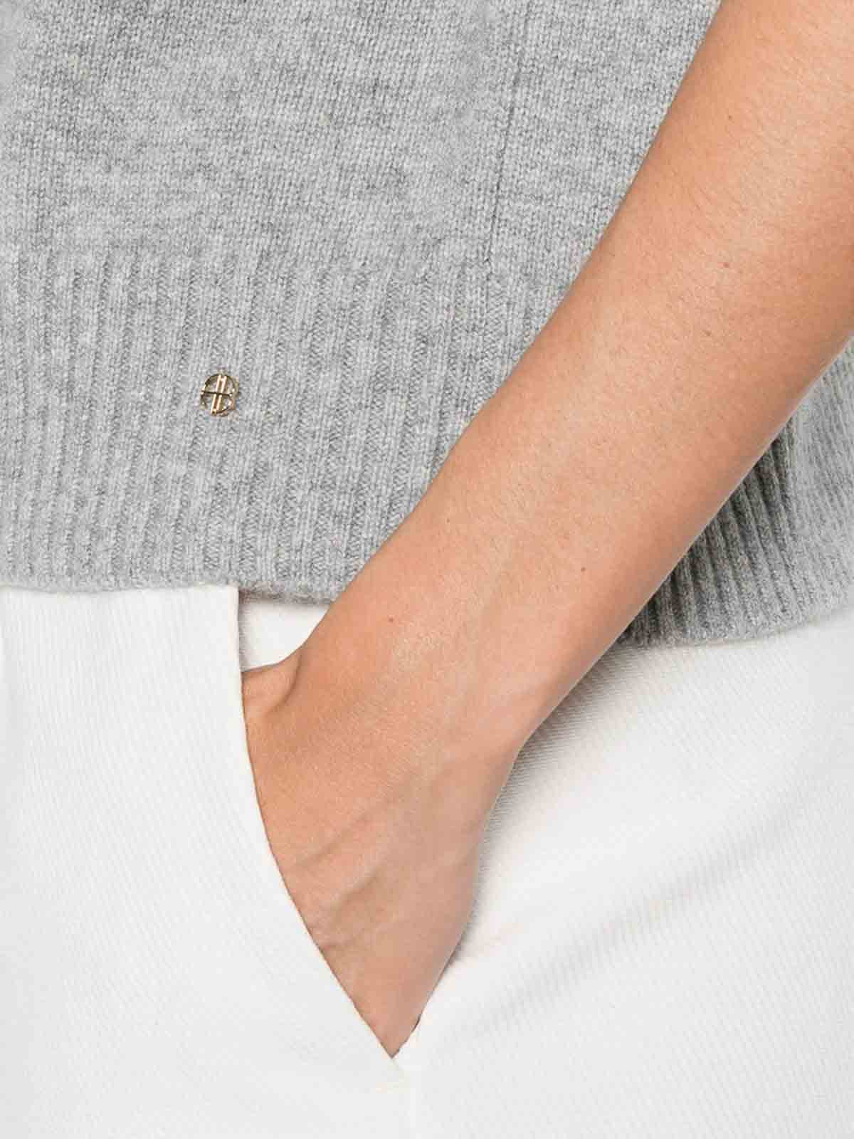 Anine Bing Short-sleeve Sweater In Blue