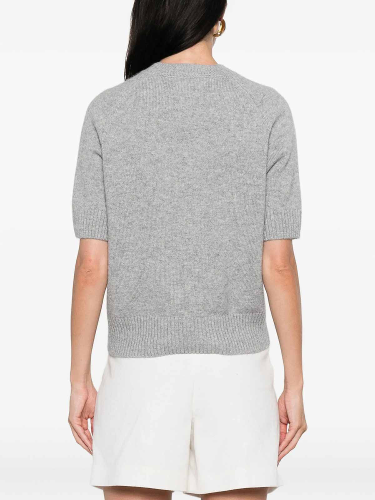 Anine Bing Short-sleeve Sweater In Blue
